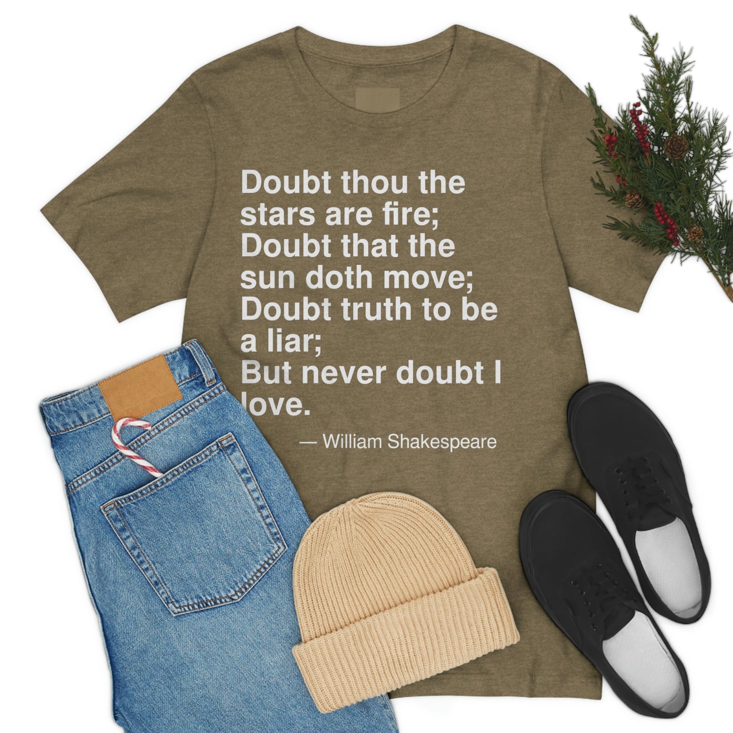 Shakespeare Doubt Aa adult t-shirt