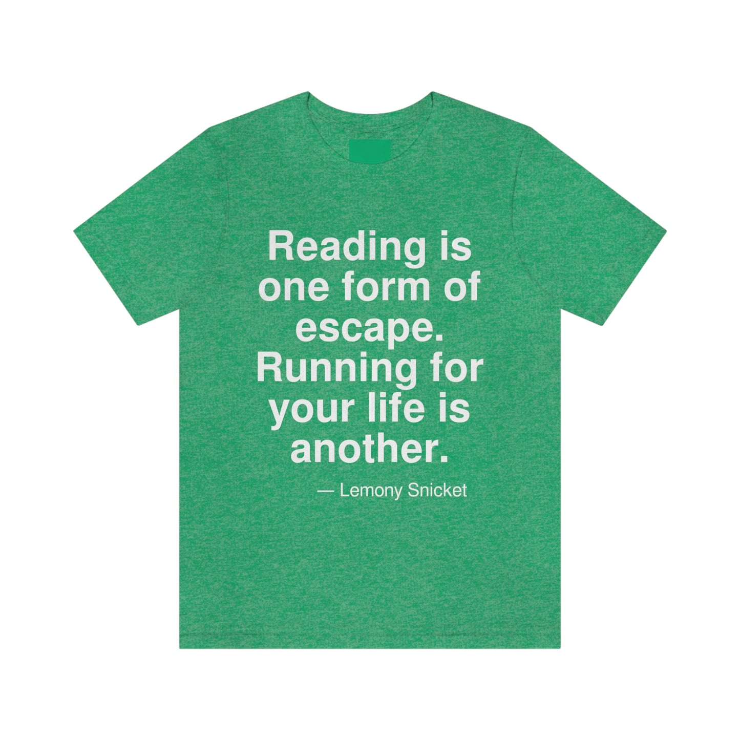 Snicket Reading Aa adult t-shirt