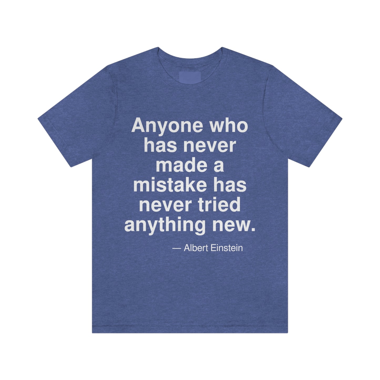 Einstein Mistake Aa adult t-shirt