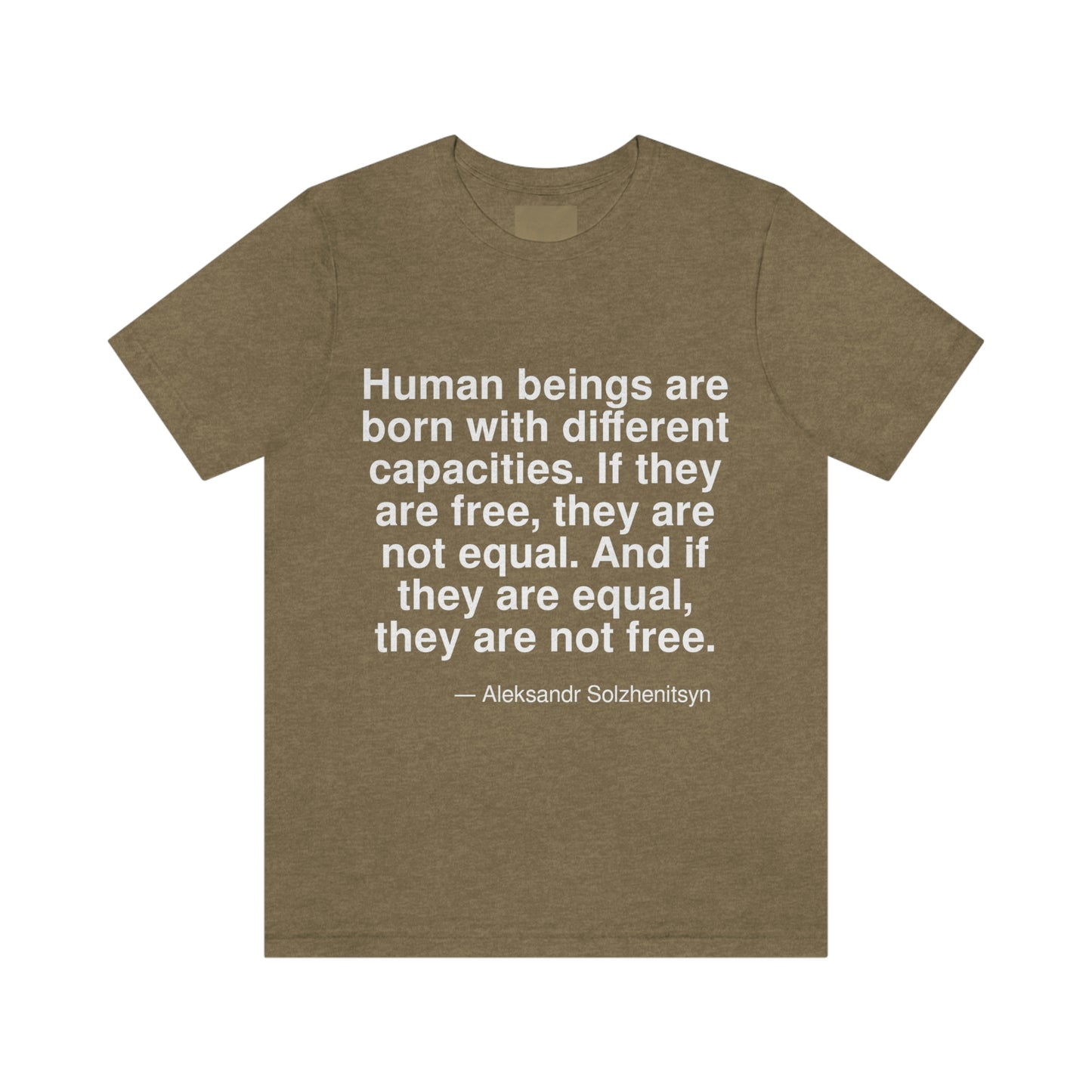 Solzhenitsyn Free Aa adult t-shirt