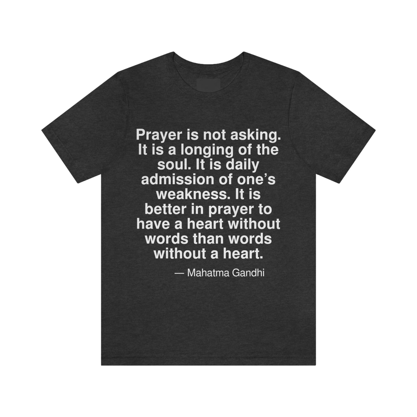 Gandhi Prayer Aa adult t-shirt