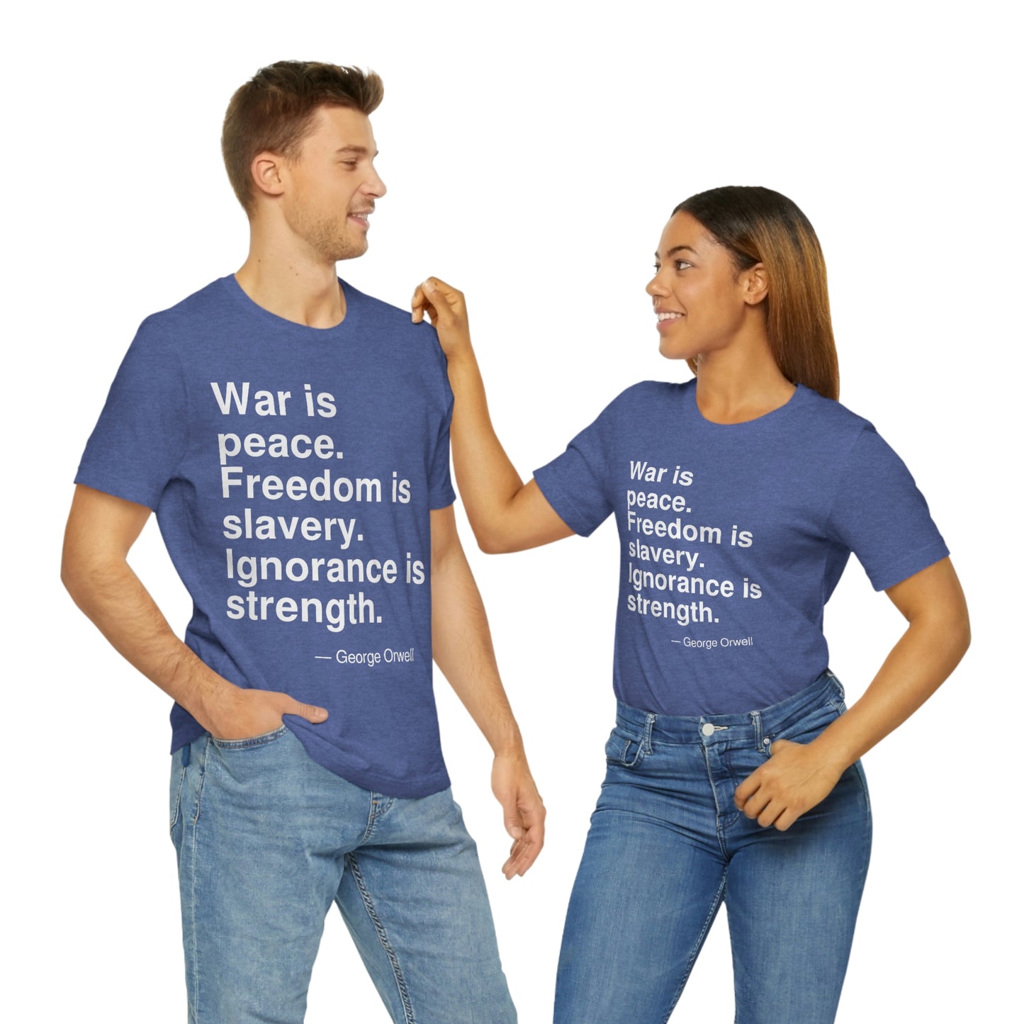 Orwell War Aa adult t-shirt