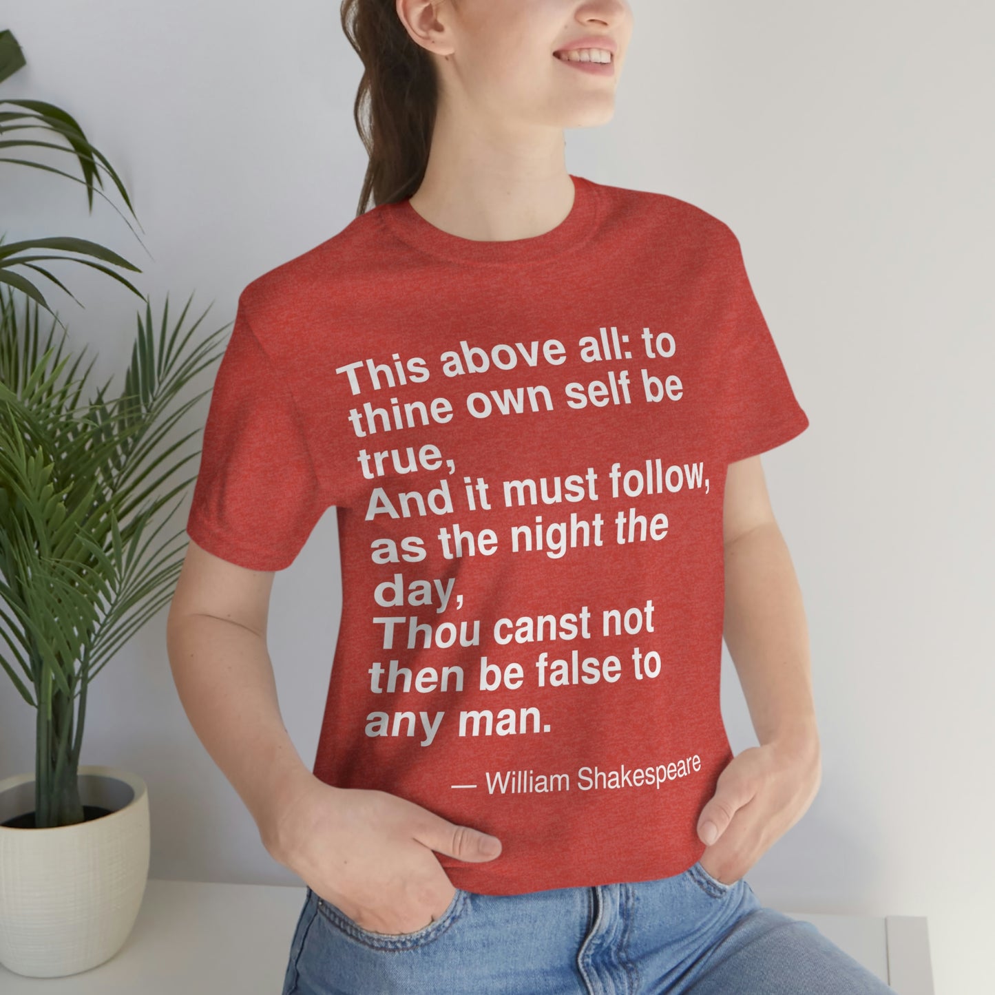 Shakespeare True Aa adult t-shirt