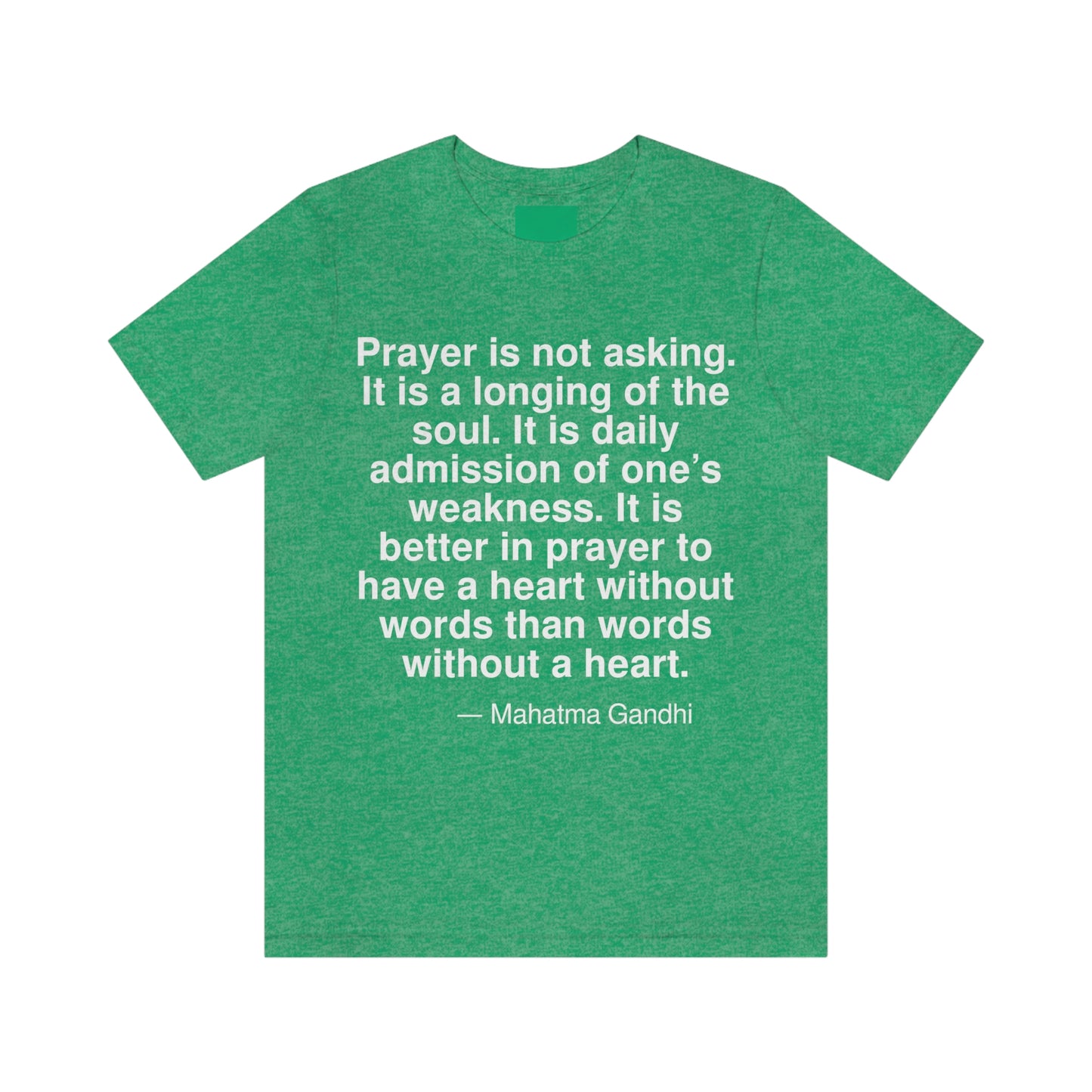 Gandhi Prayer Aa adult t-shirt