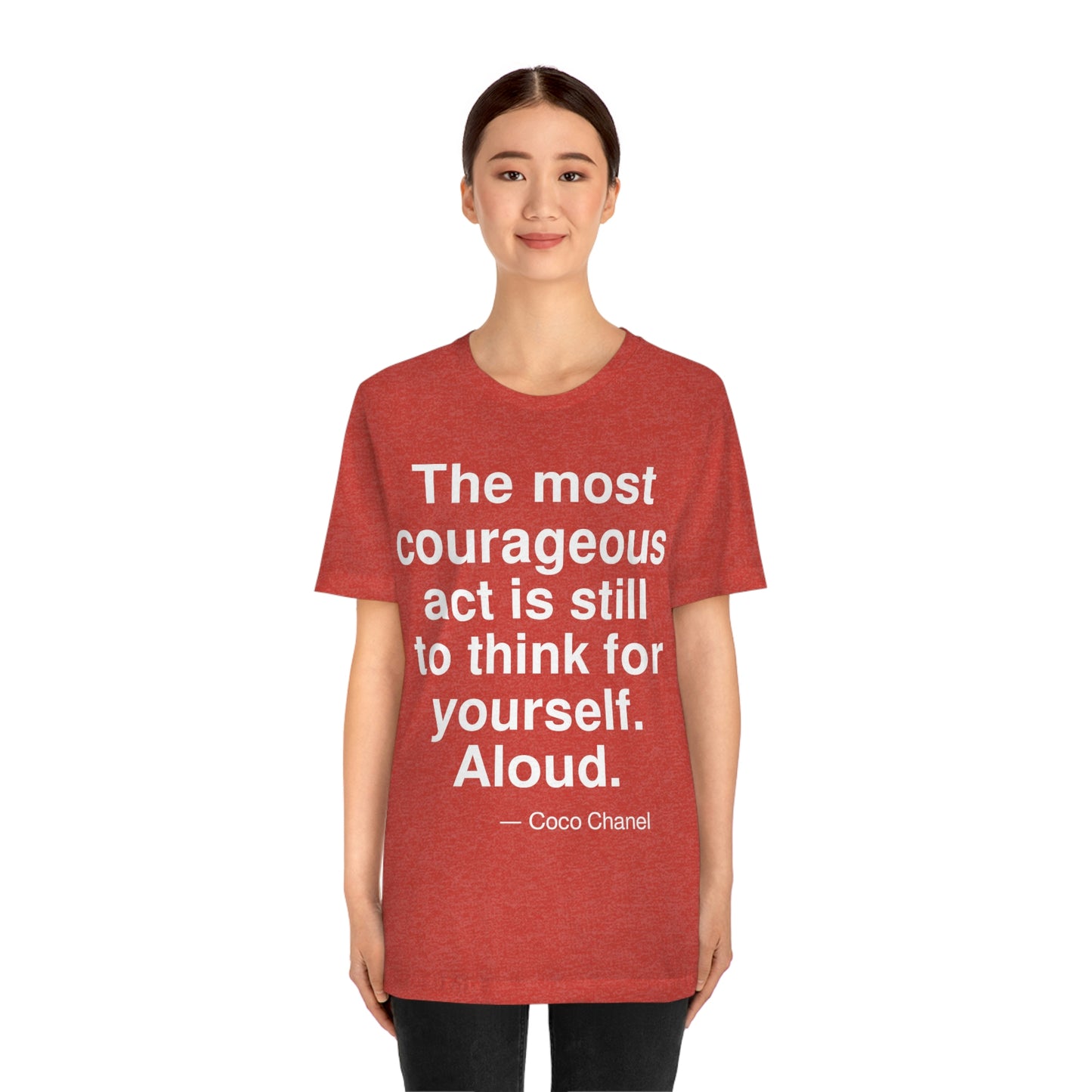 Chanel Courageous Aa adult t-shirt