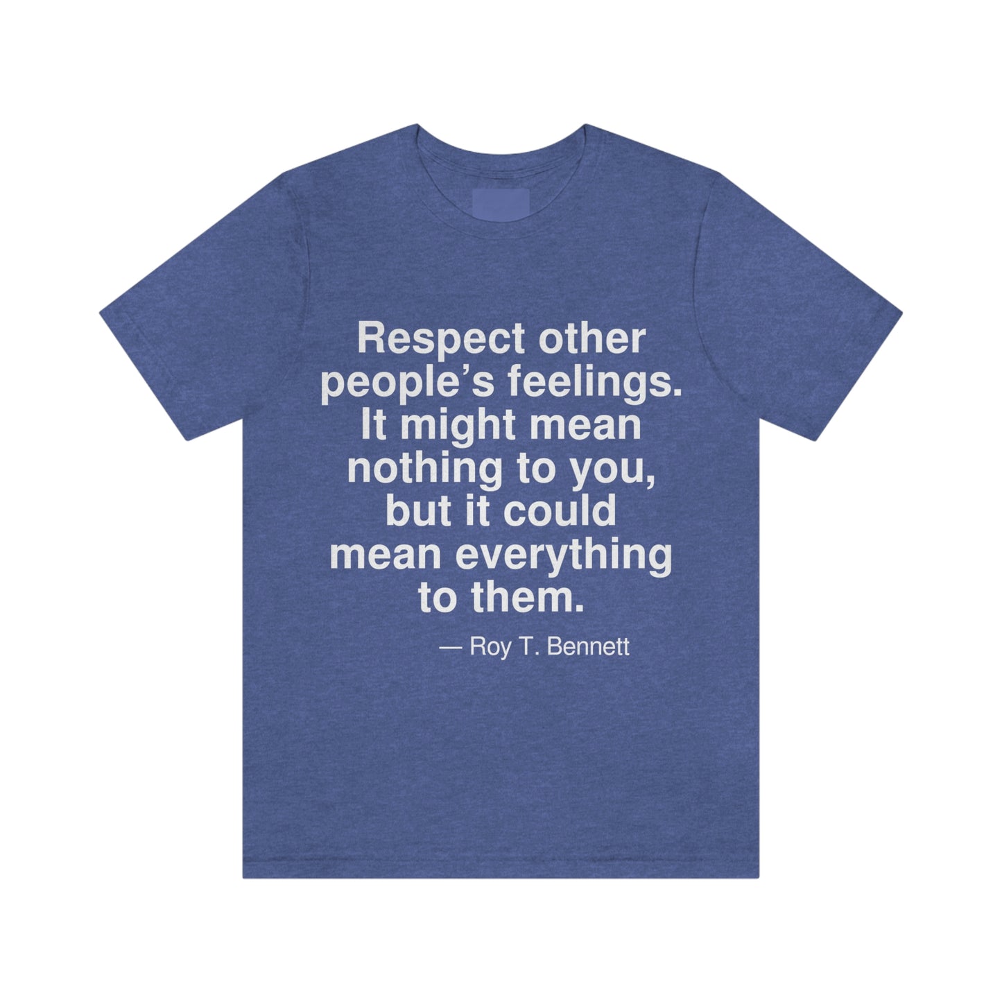 Bennett Respect Aa adult t-shirt