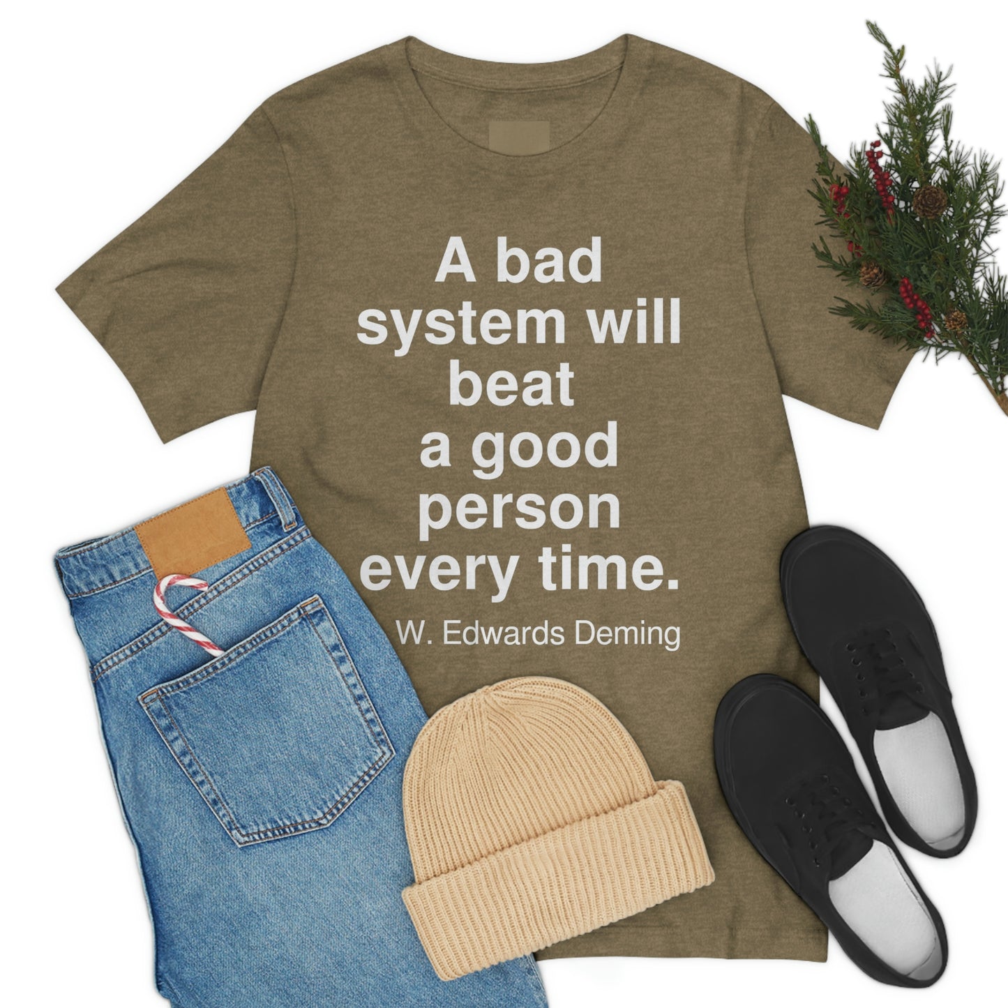 Deming System Aa adult t-shirt