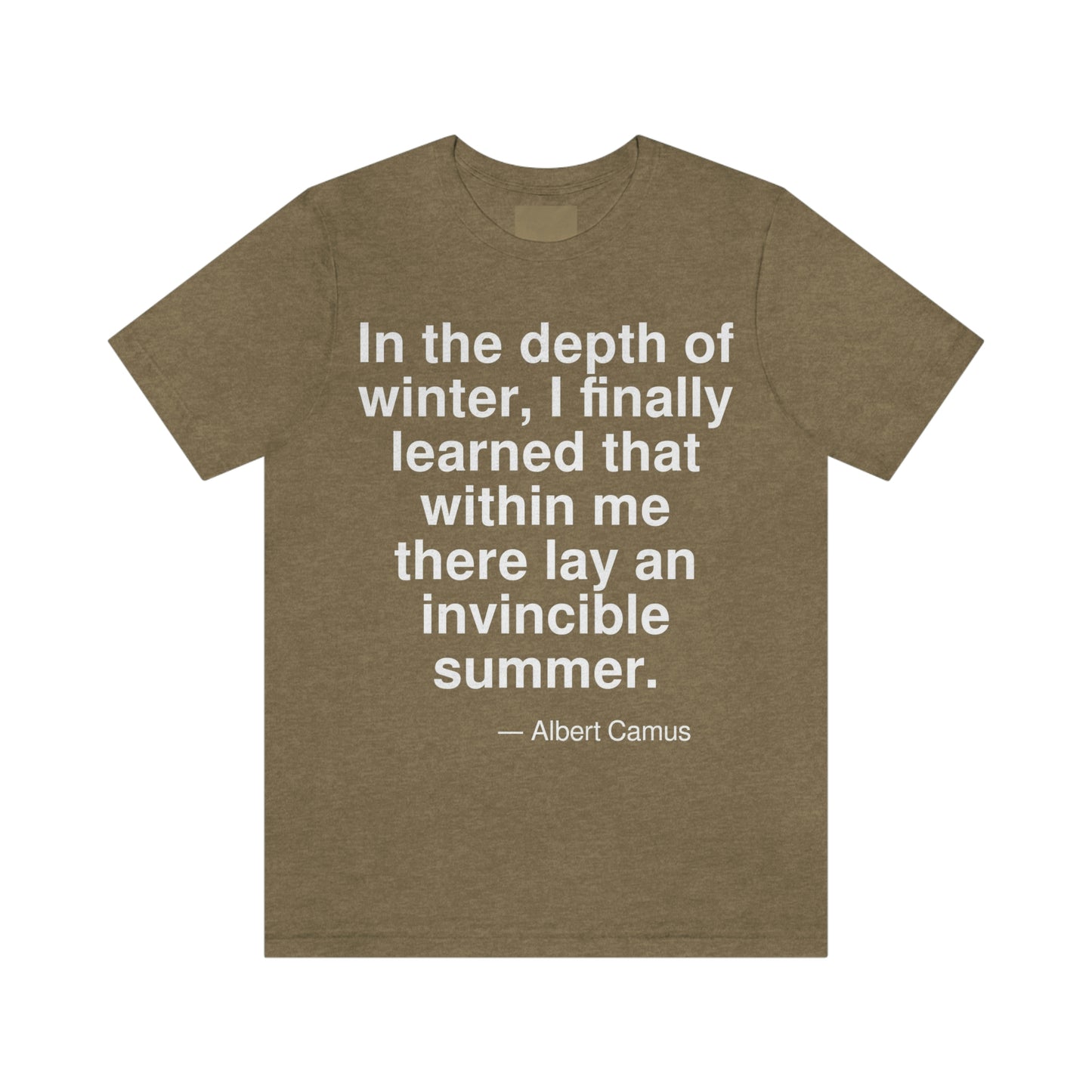 Camus Summer Aa adult t-shirt