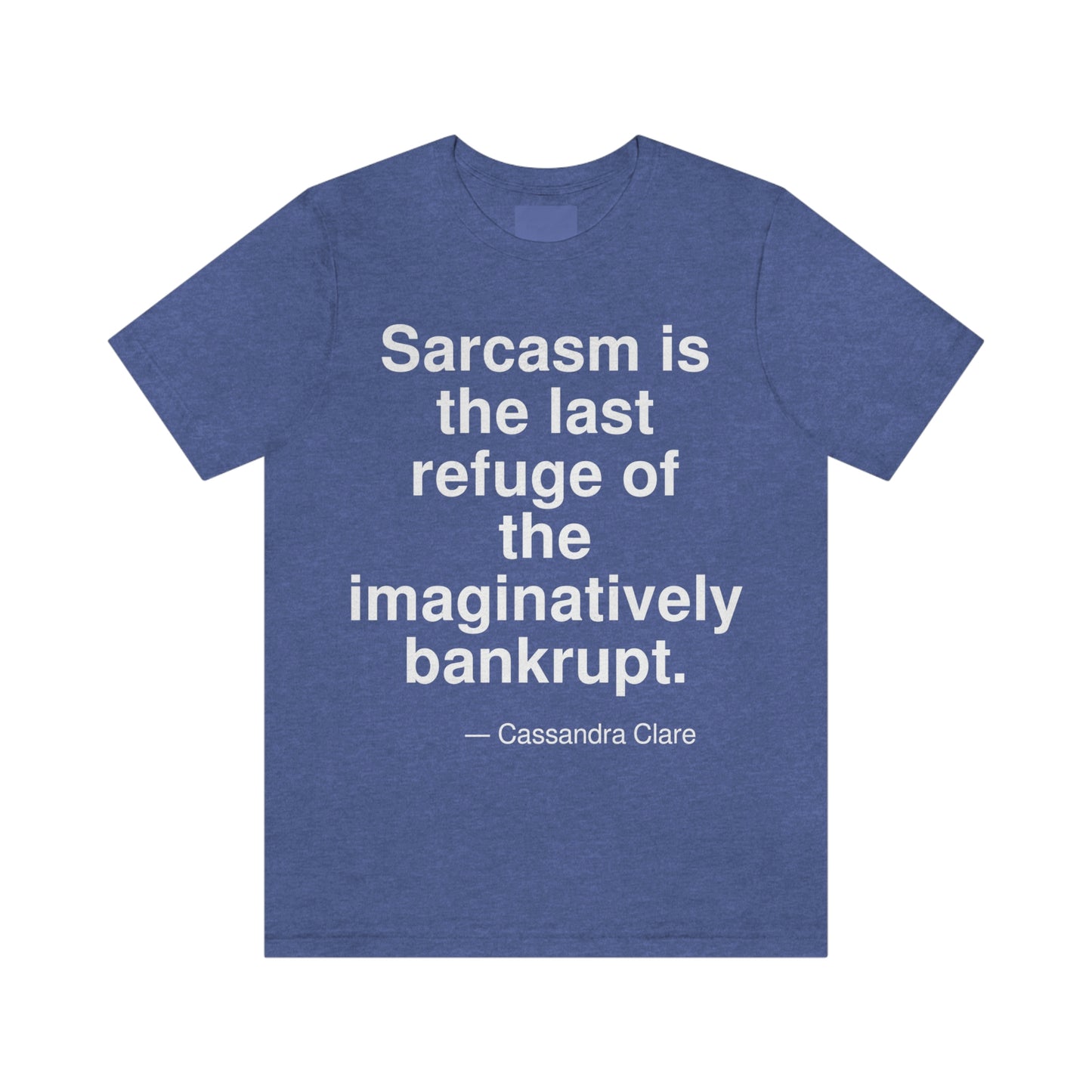 Clare Sarcasm Aa adult t-shirt