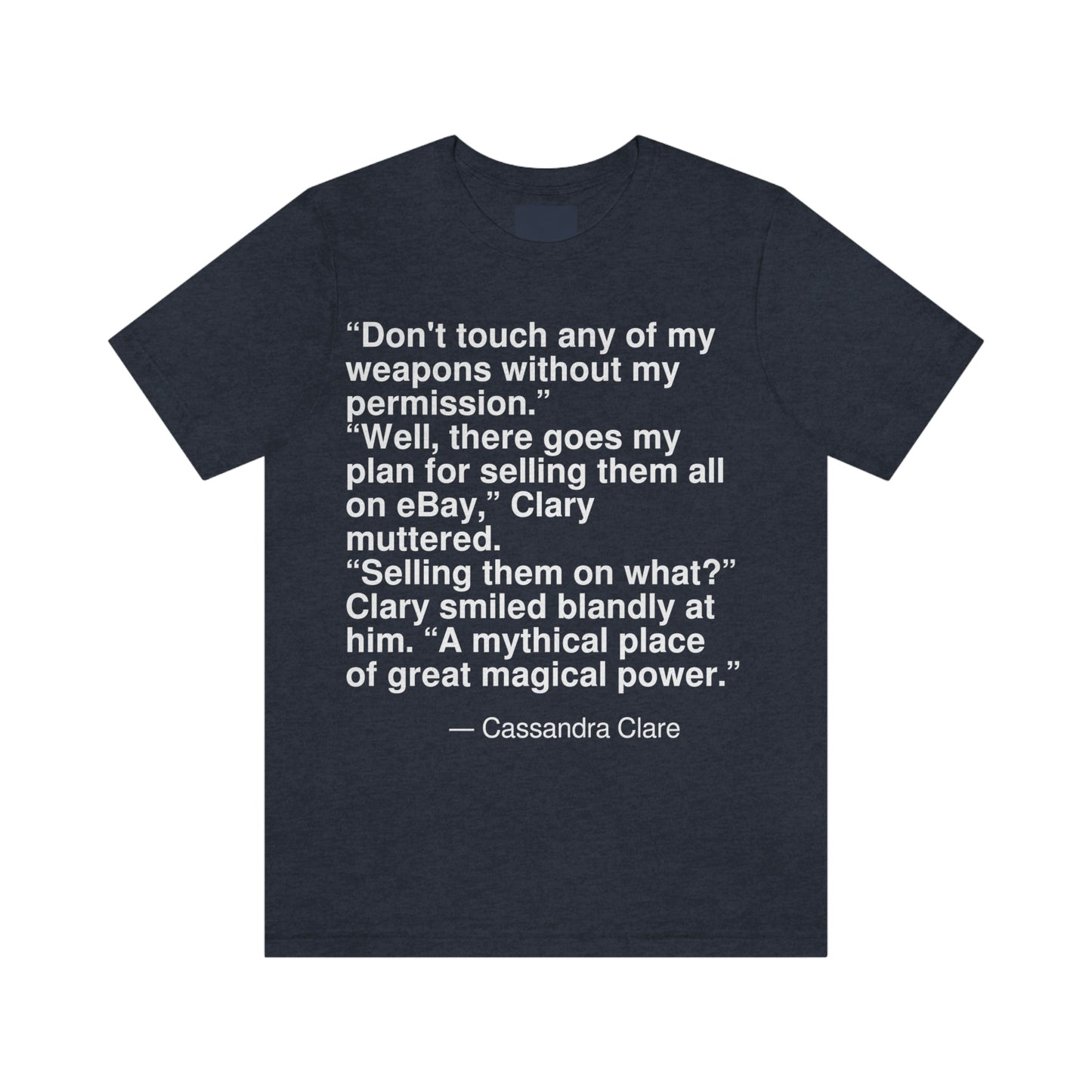 Clare Weapons Aa adult t-shirt