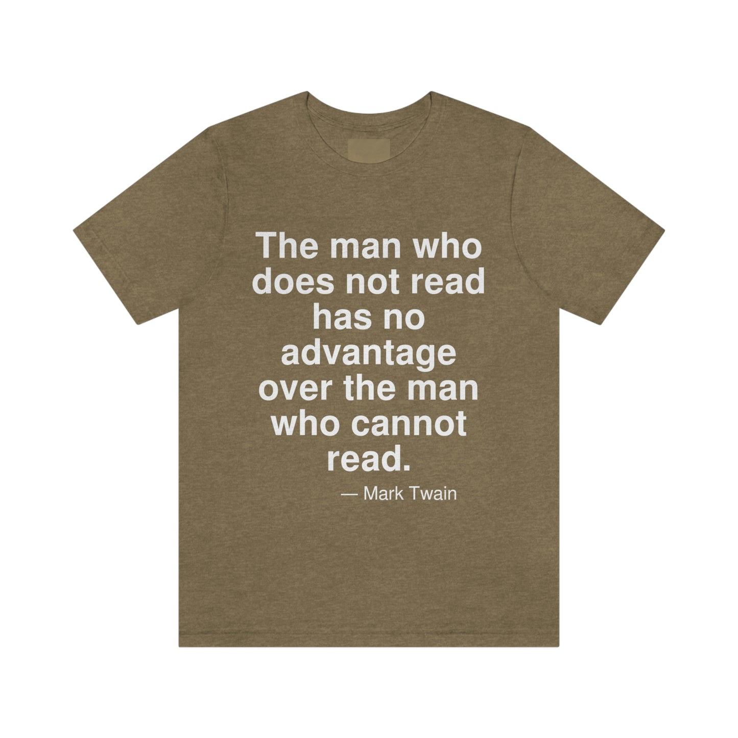 Twain Read Aa adult t-shirt