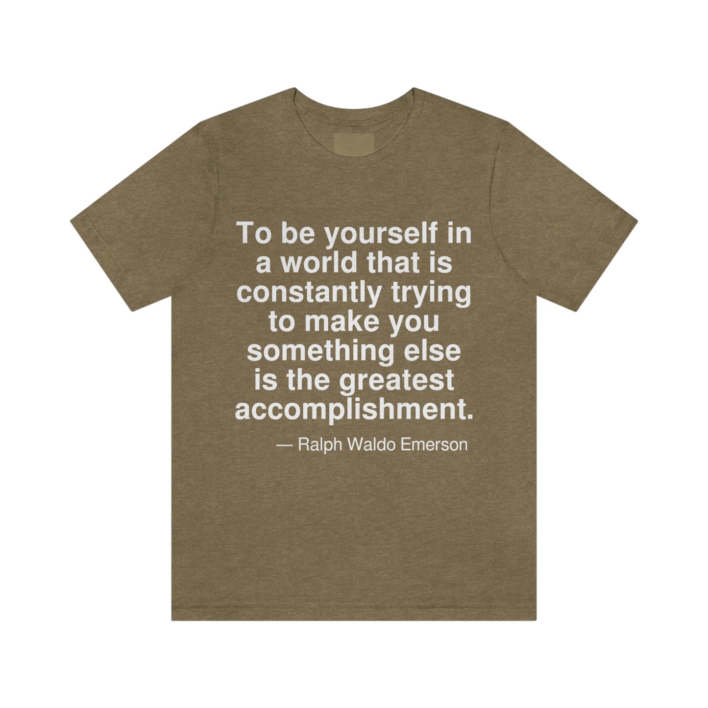 Emerson Yourself Aa adult t-shirt