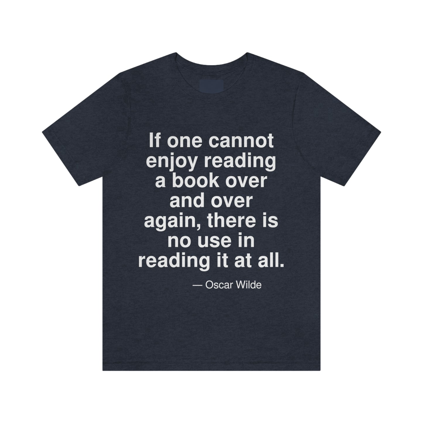 Wilde Reading Aa adult t-shirt