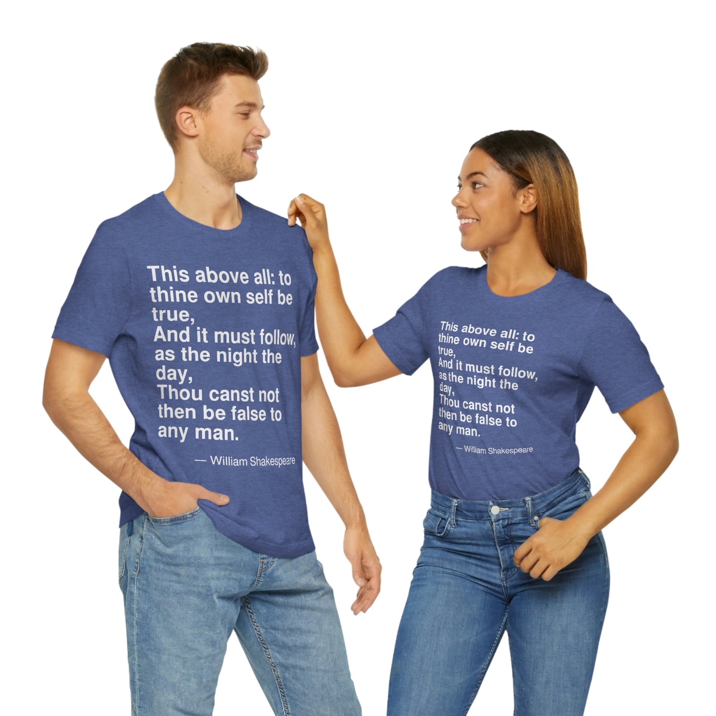 Shakespeare True Aa adult t-shirt