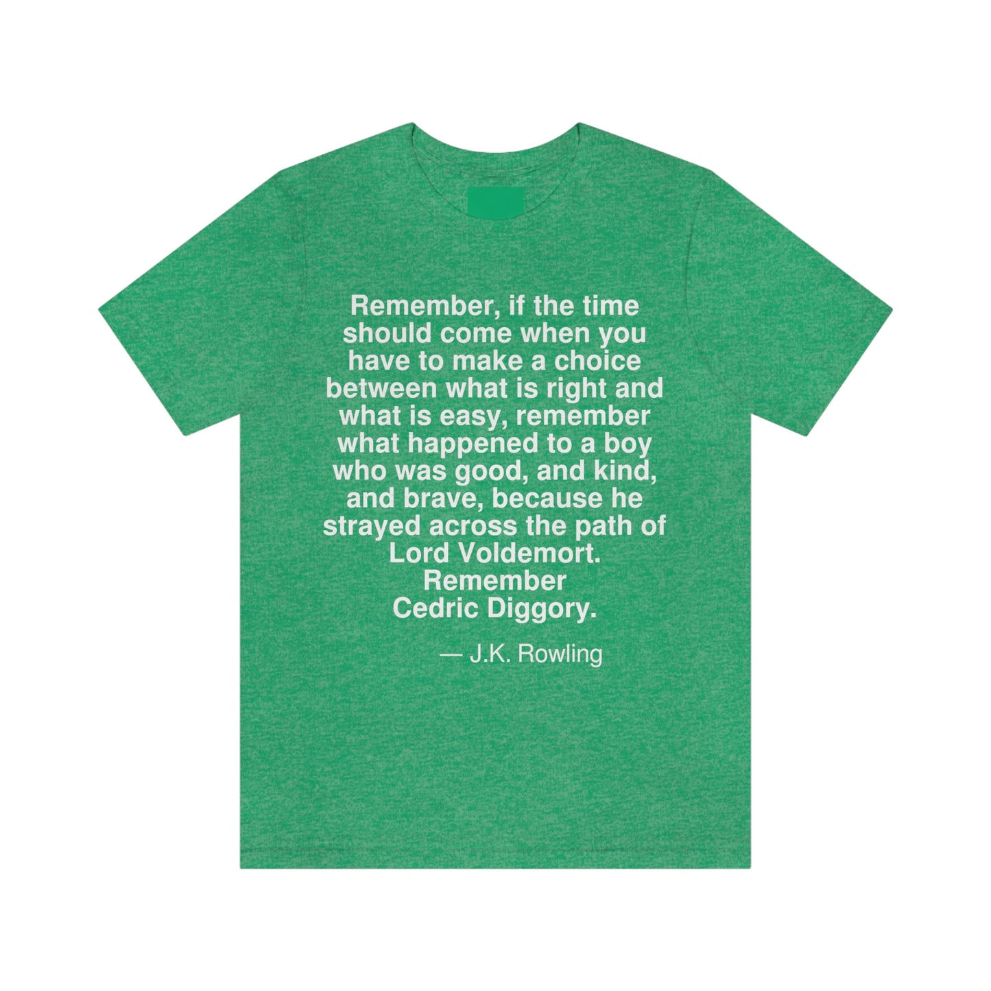 Rowling Cedric Aa adult t-shirt