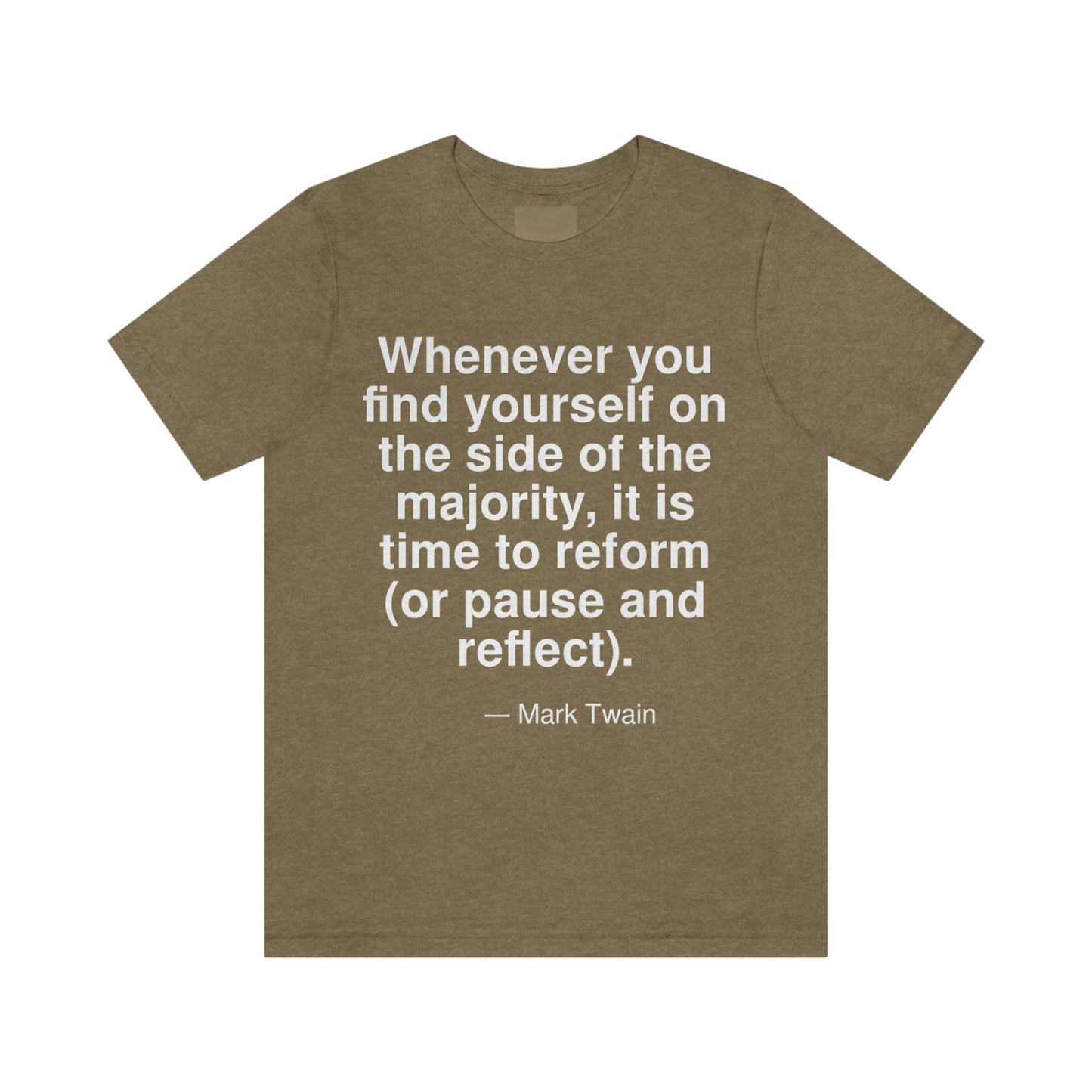 Twain Majority Aa adult t-shirt