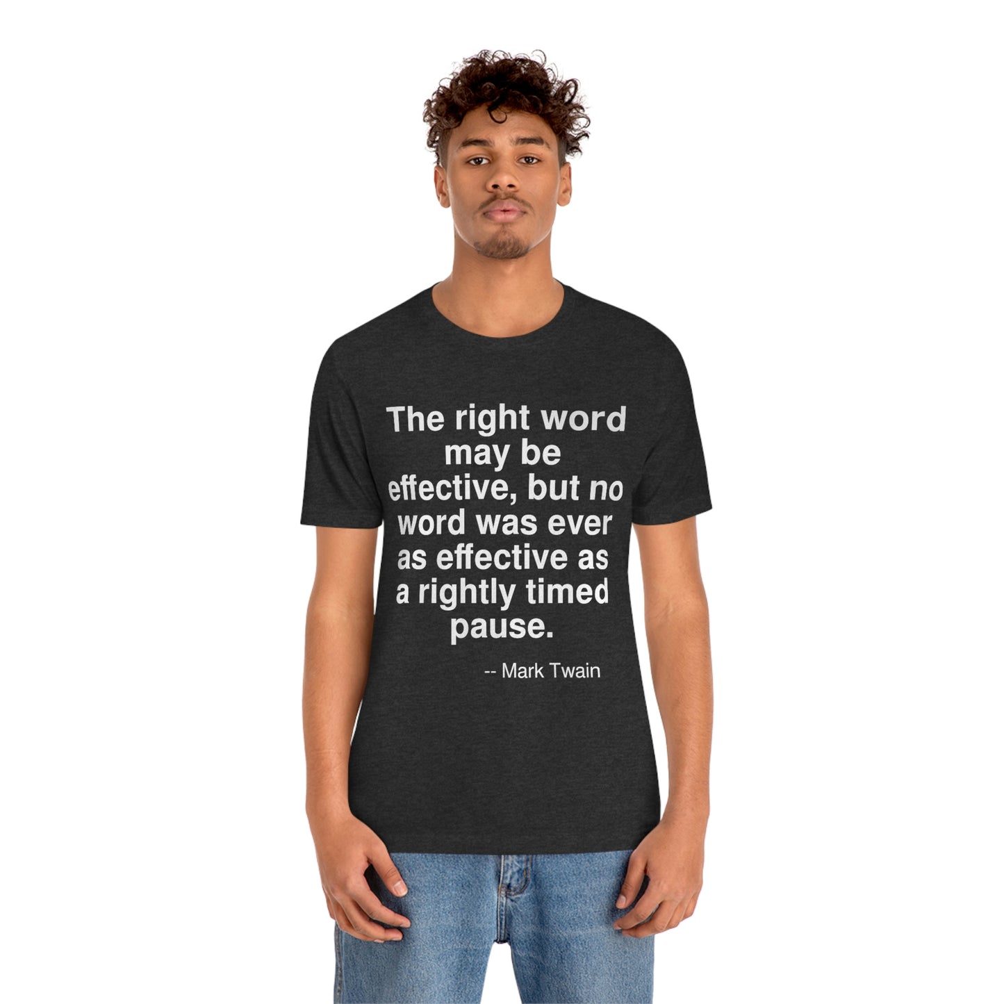 Twain Pause Aa adult t-shirt