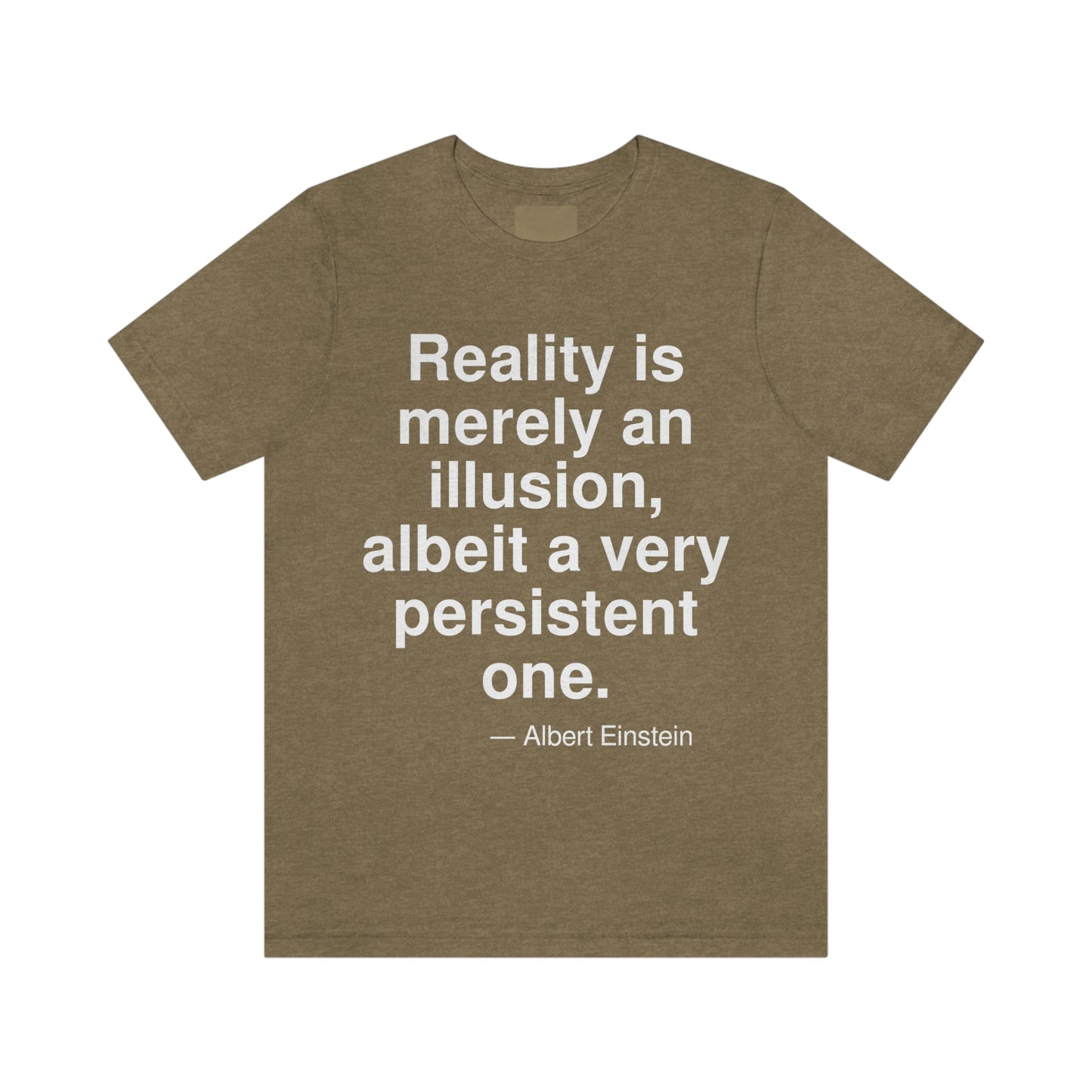 Einstein Reality Aa adult t-shirt