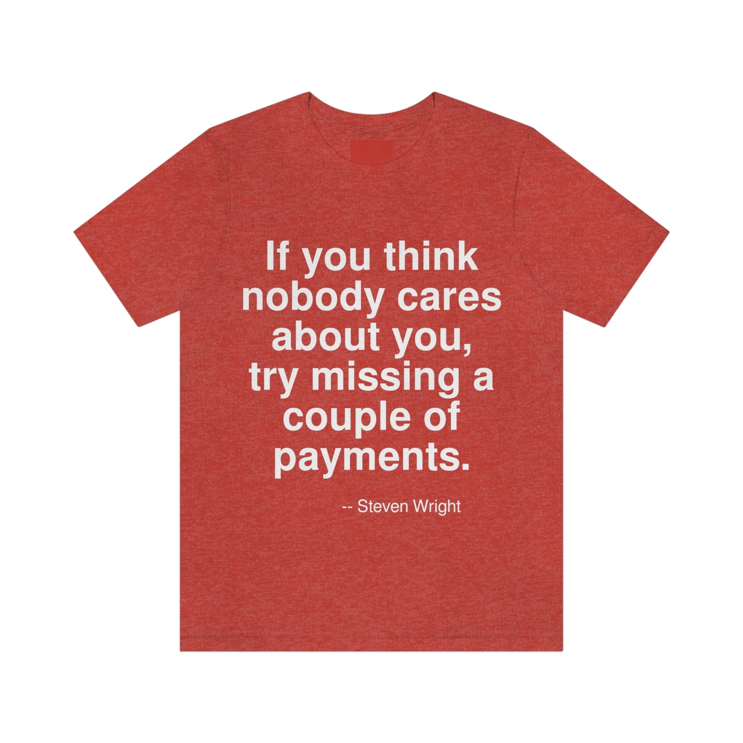 Wright Payments Aa adult t-shirt