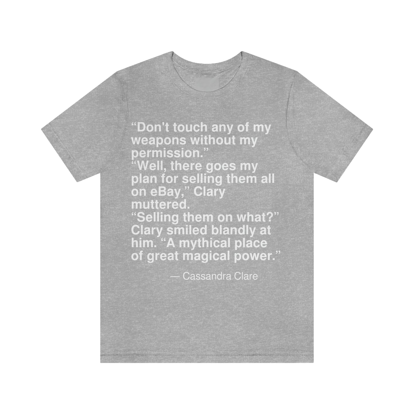 Clare Weapons Aa adult t-shirt