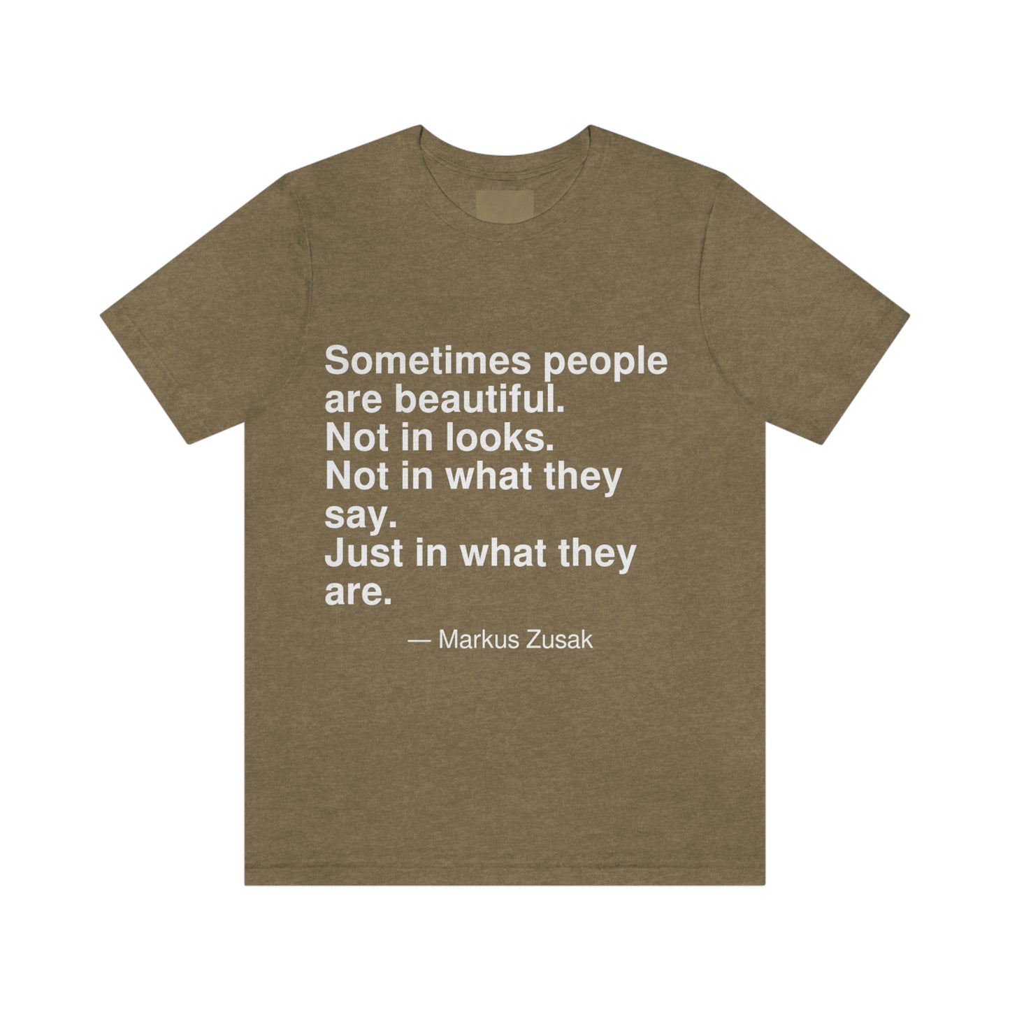 Zusak Beautiful Aa adult t-shirt