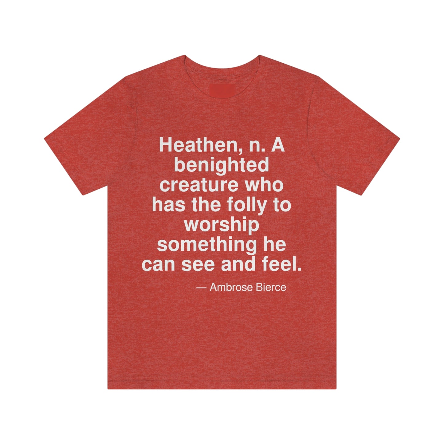 Bierce Heathen Aa adult t-shirt