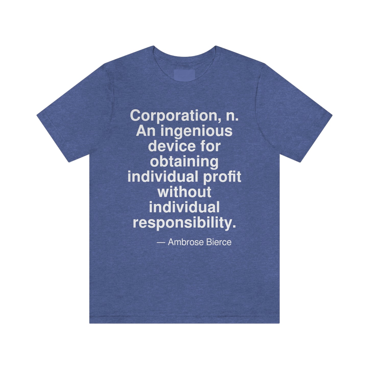 Bierce Corporation Aa adult t-shirt