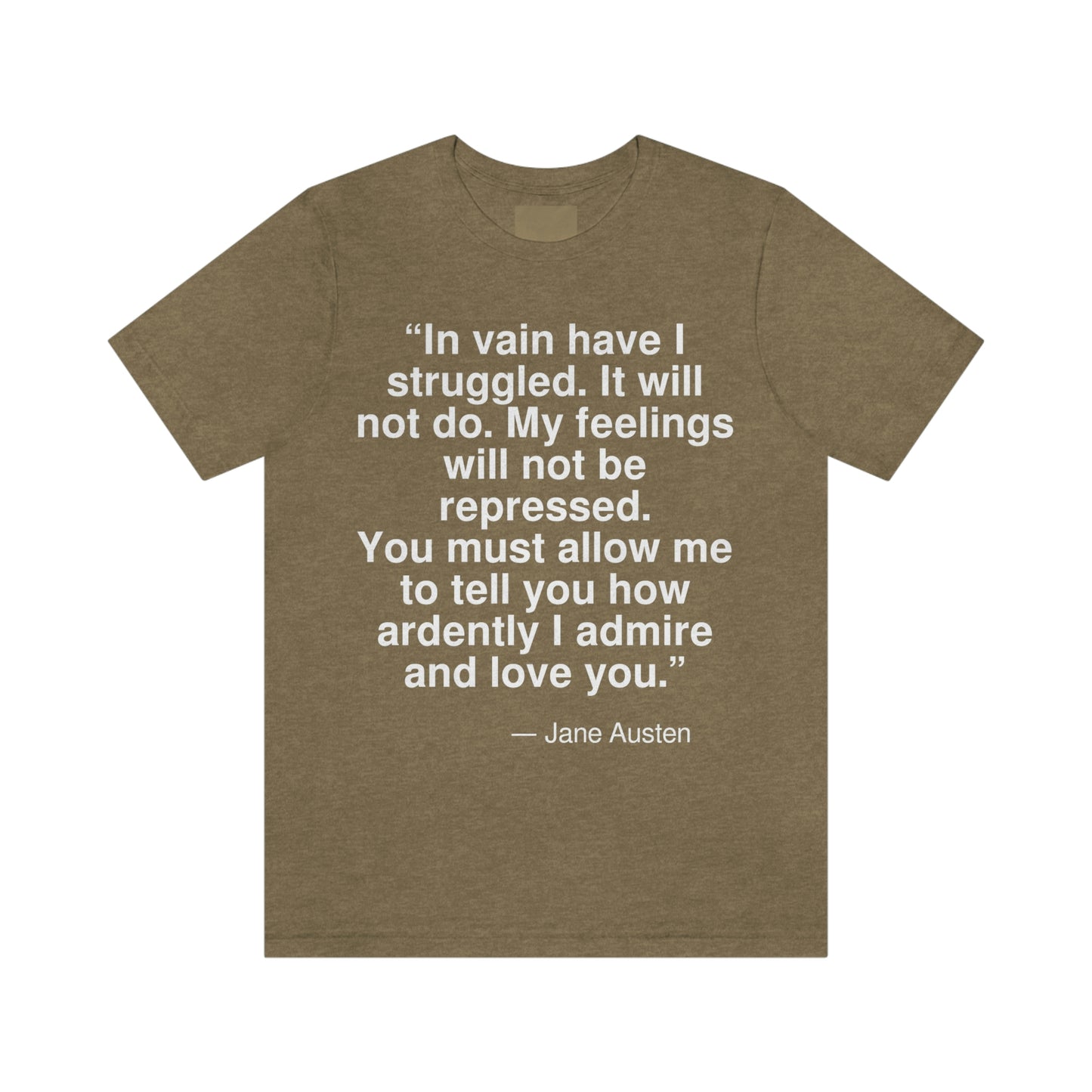 Austen Love Aa adult t-shirt