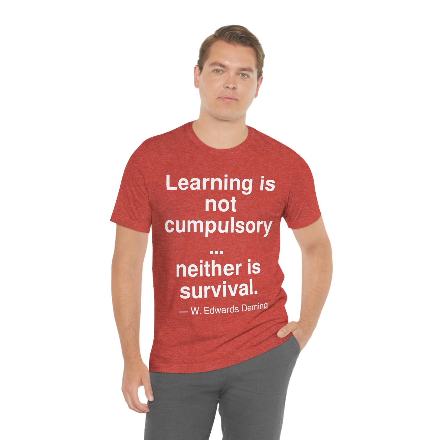 Deming Learning Aa adult t-shirt