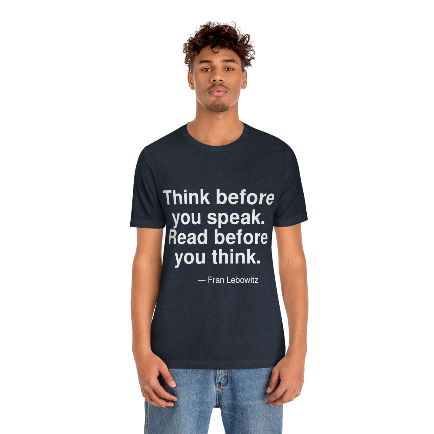 Lebowitz Think Aa adult t-shirt