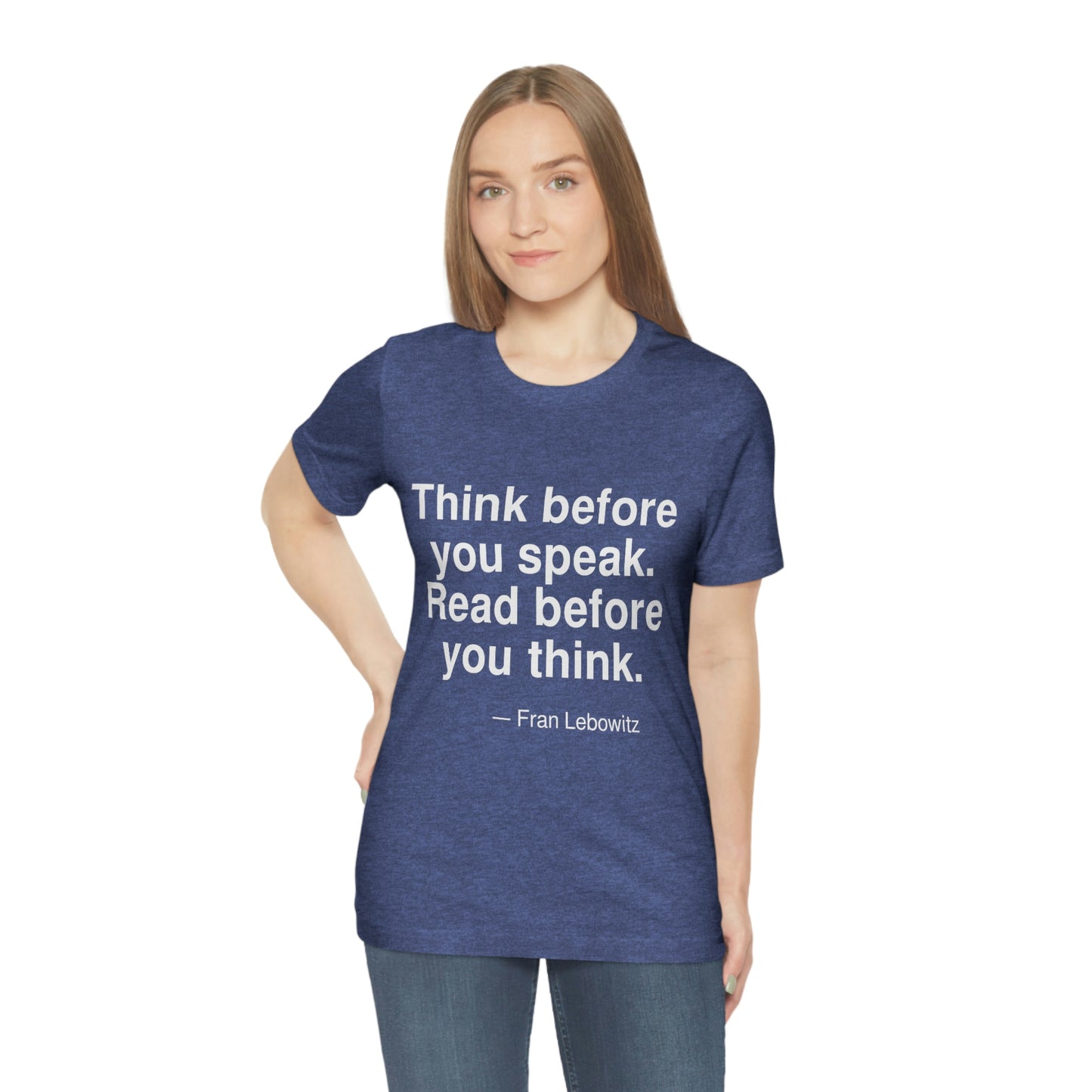 Lebowitz Think Aa adult t-shirt