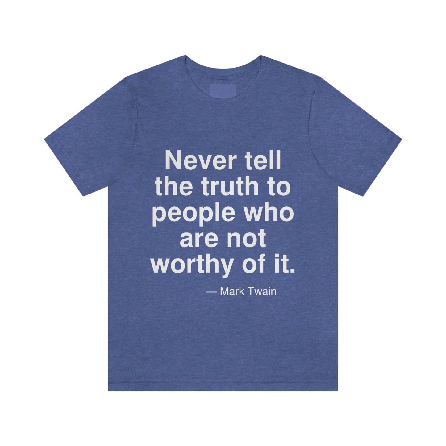 Twain Worthy Aa adult t-shirt