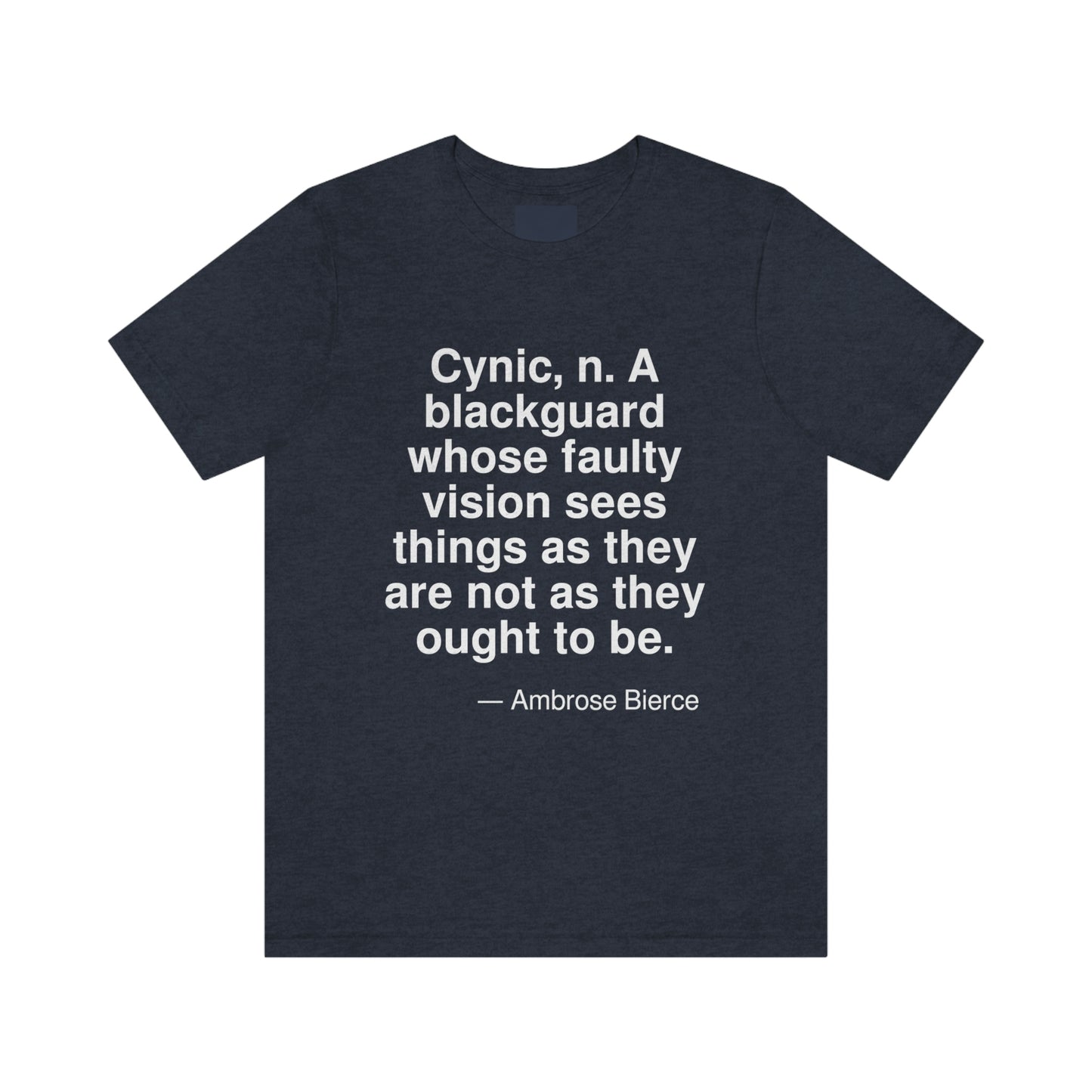 Bierce Cynic Aa adult t-shirt