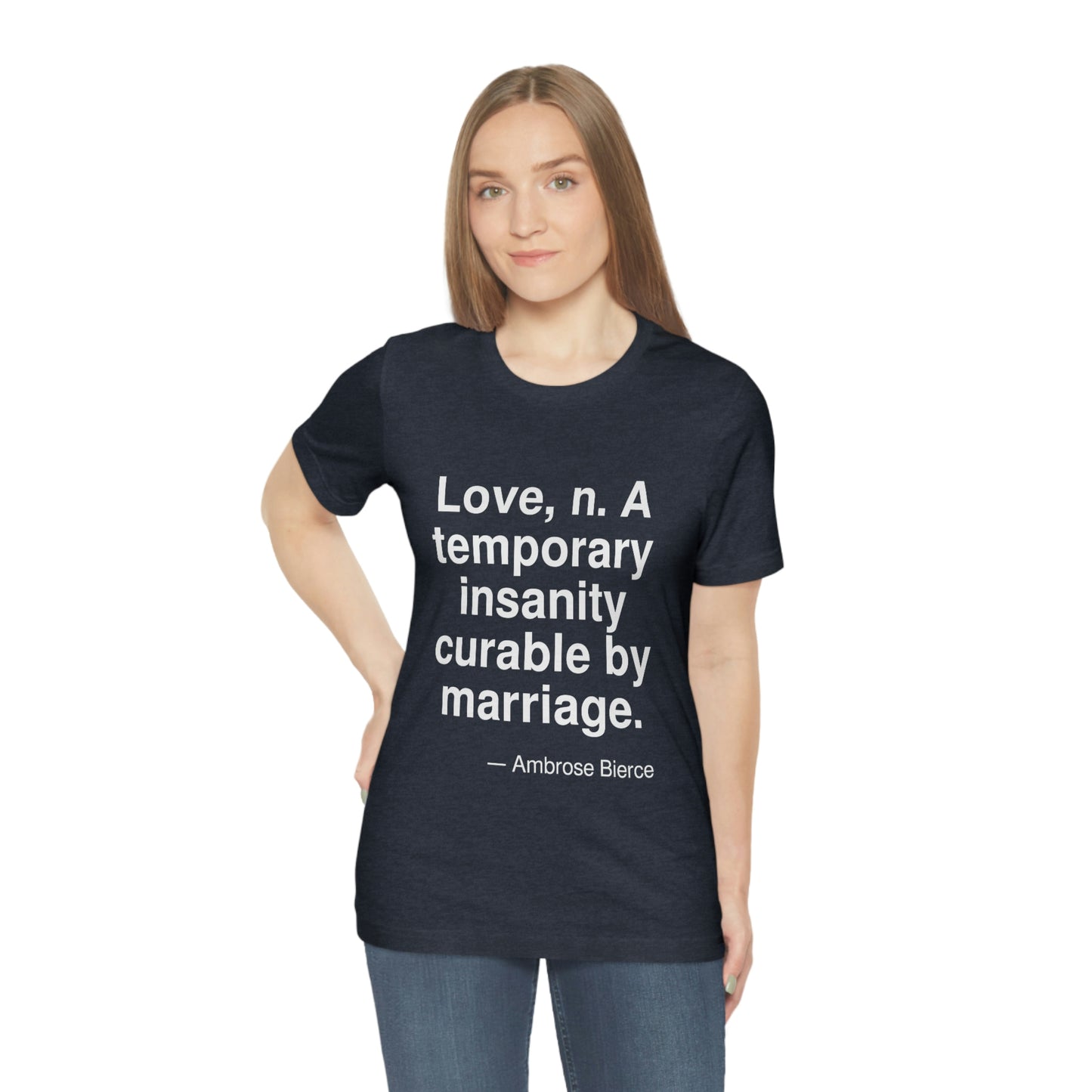 Bierce Love Aa adult t-shirt