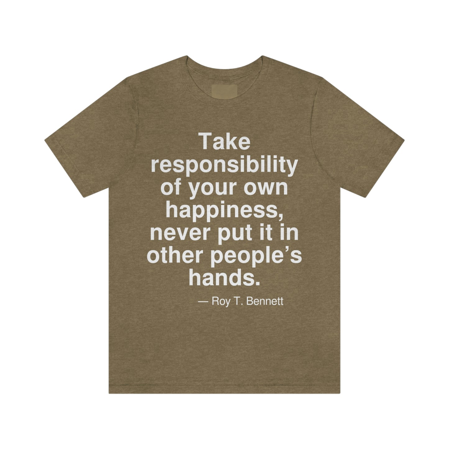 Bennett Happiness Aa adult t-shirt