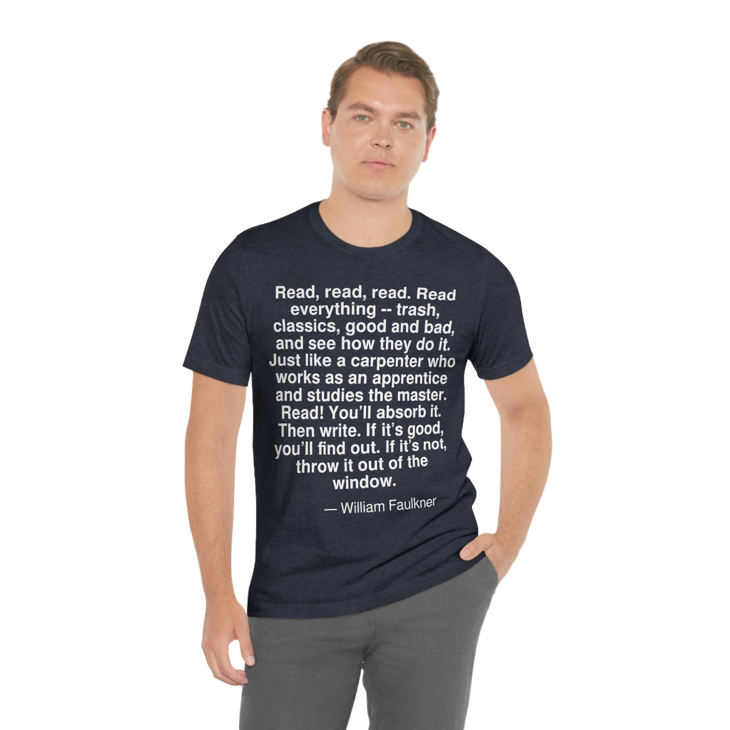 Faulkner Read Aa adult t-shirt