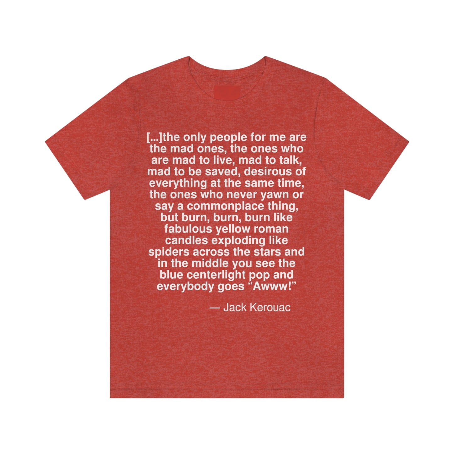 Kerouac People Aa adult t-shirt