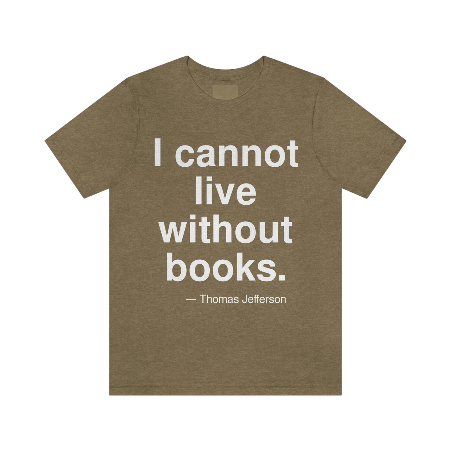 Jefferson Books Aa adult t-shirt