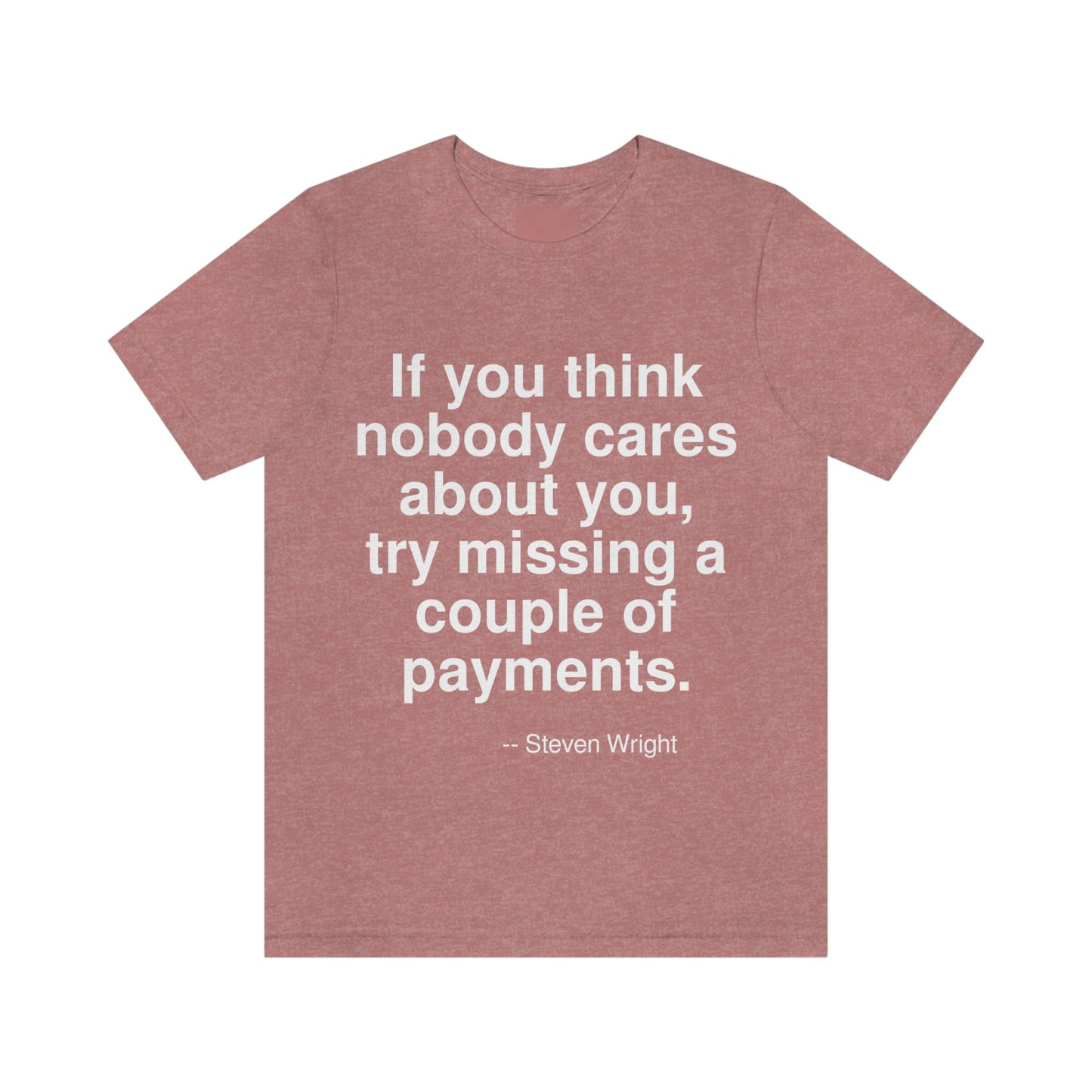 Wright Payments Aa adult t-shirt