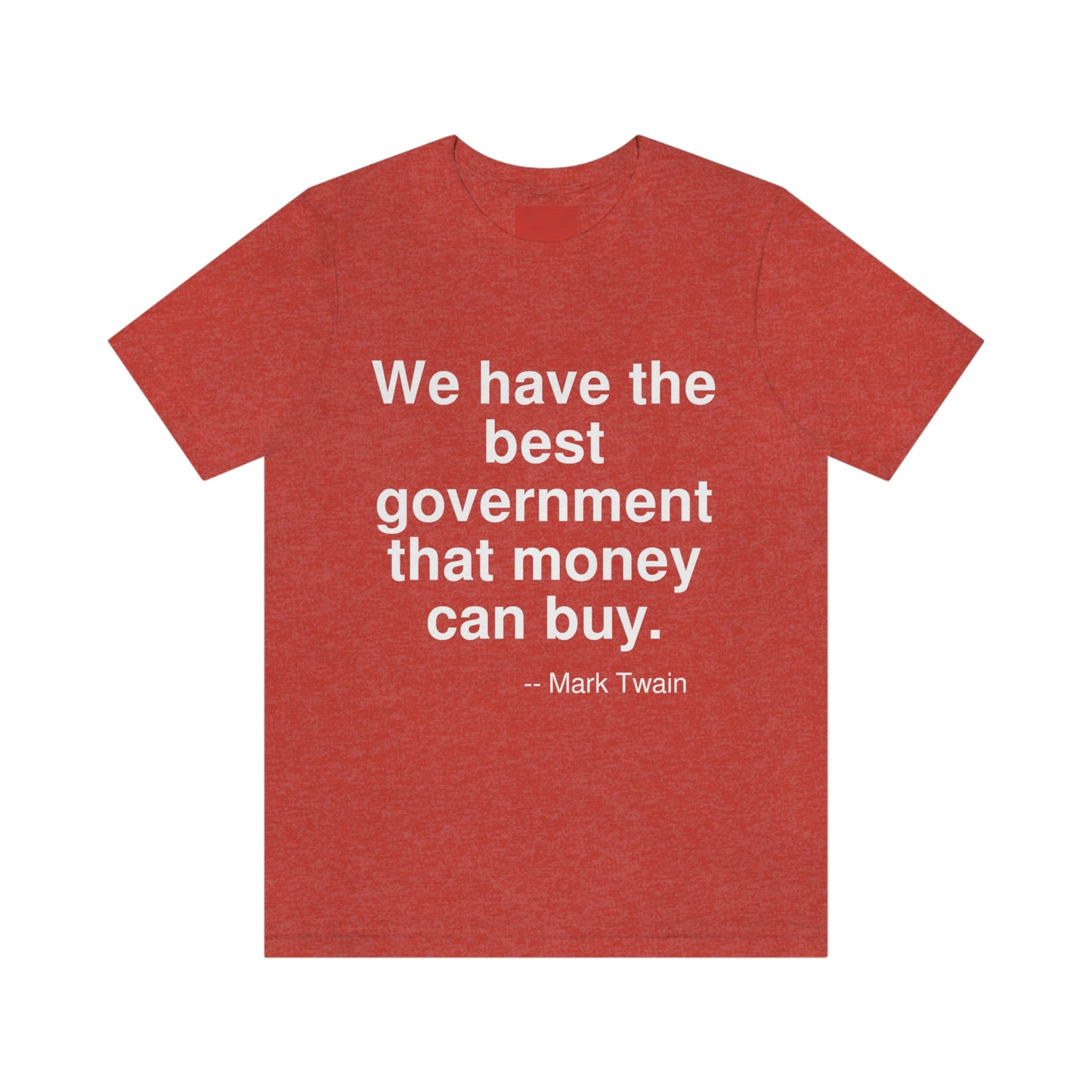 Twain Government Aa adult t-shirt