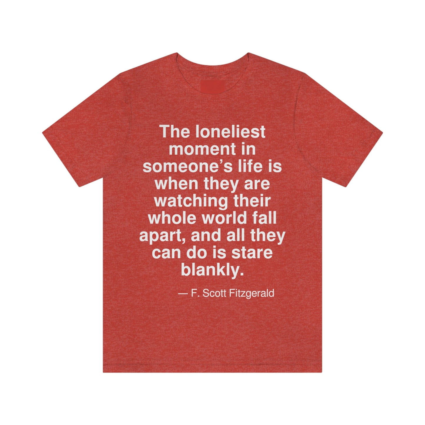 Fitzgerald Loneliest Aa adult t-shirt