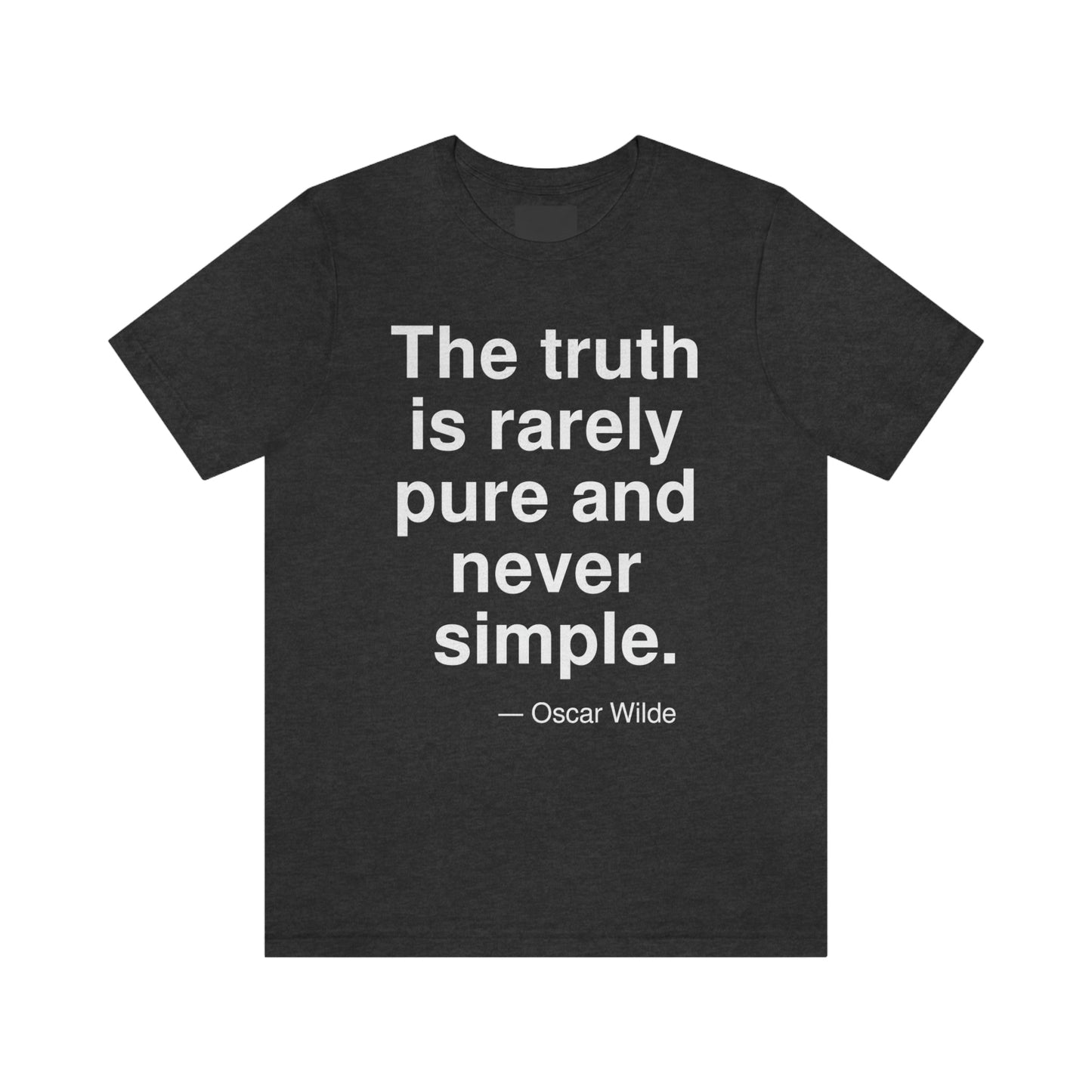 Wilde Truth Aa adult t-shirt