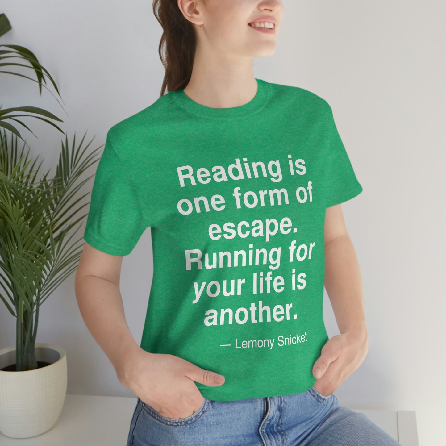 Snicket Reading Aa adult t-shirt