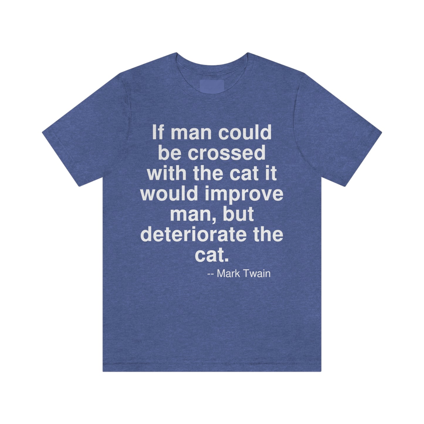 Twain Cat Aa adult t-shirt