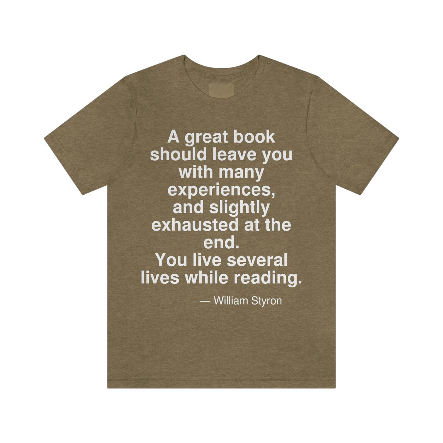 Styron Book Aa adult t-shirt