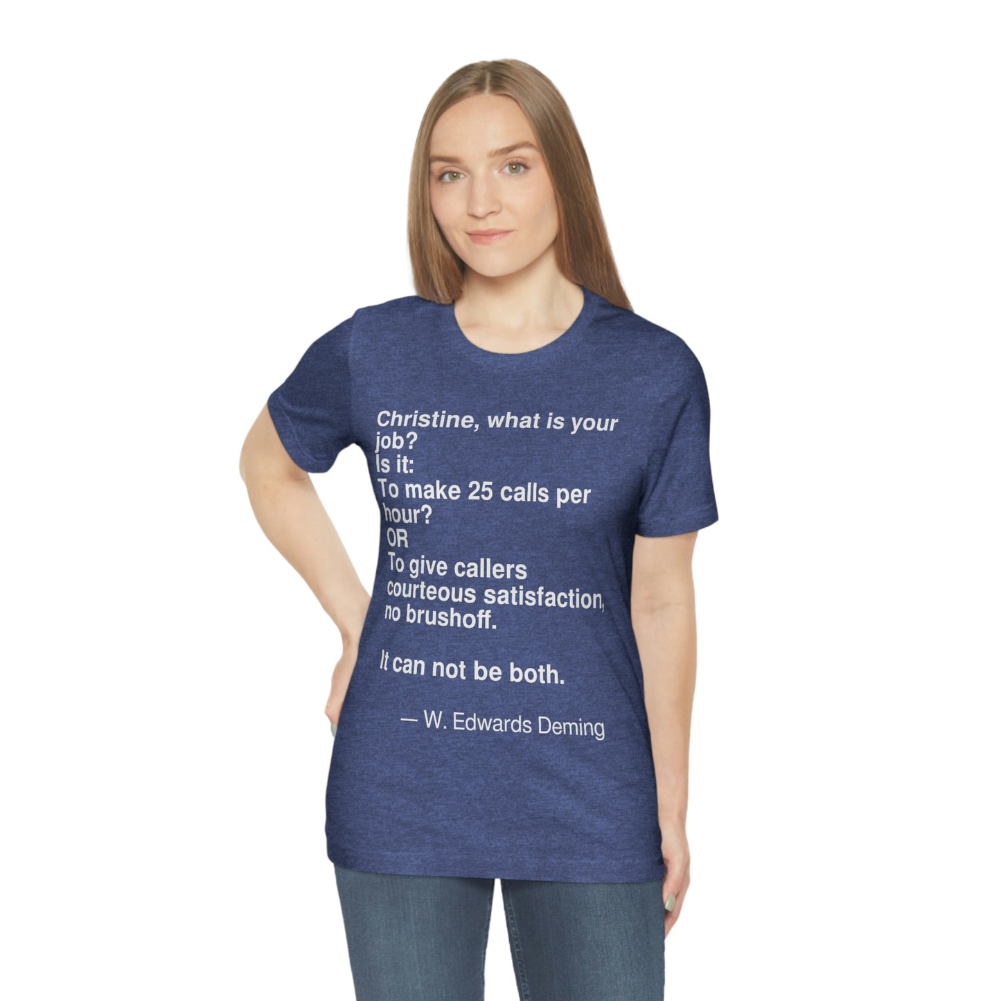 Deming Job Aa adult t-shirt