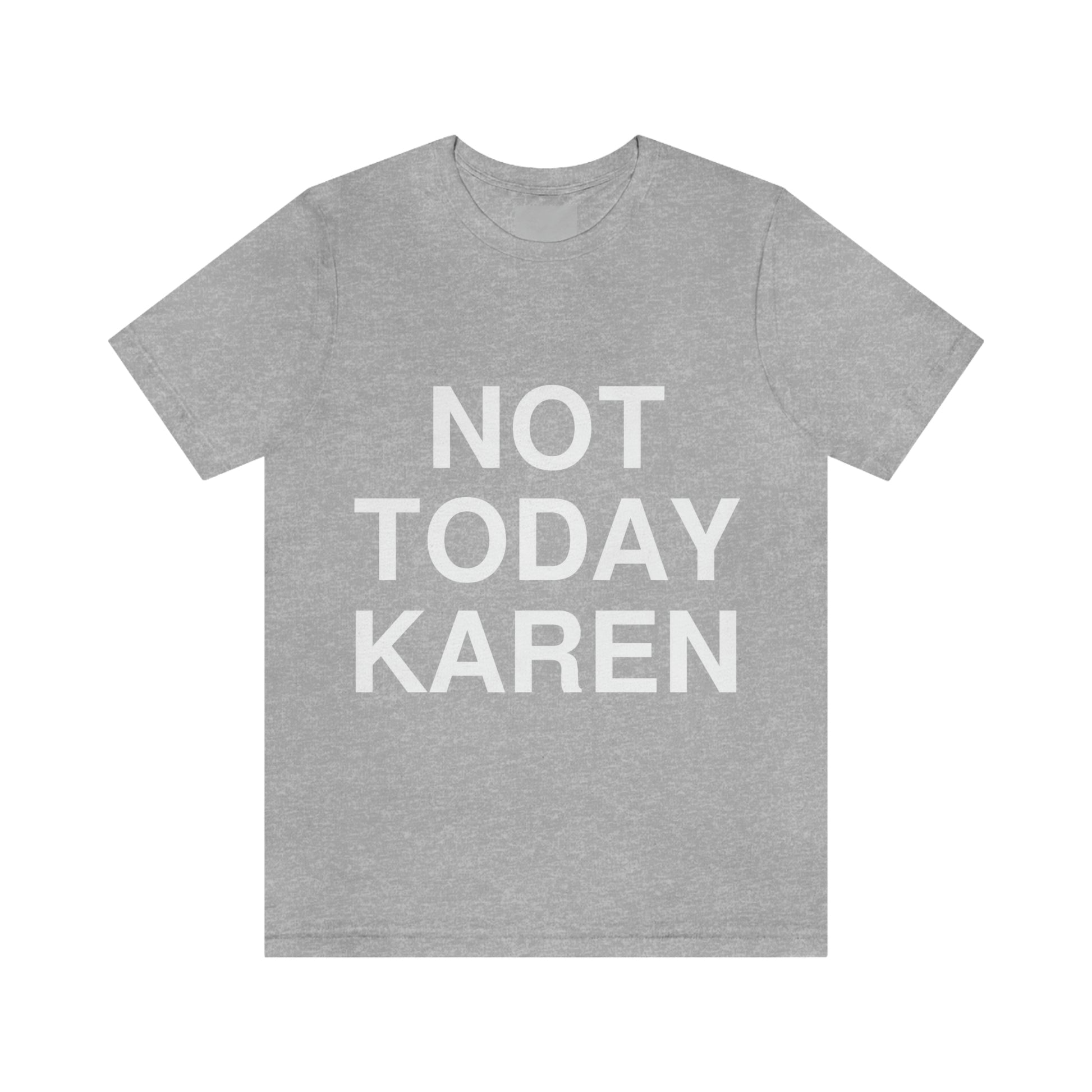 NOT TODAY KAREN -- Anon. Adult premium quality t-shirt