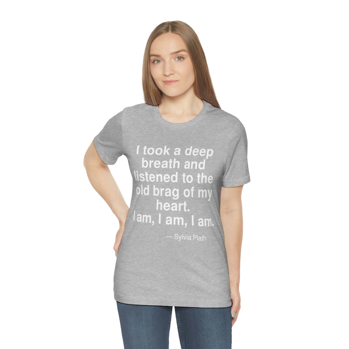 Plath Breath Aa adult t-shirt