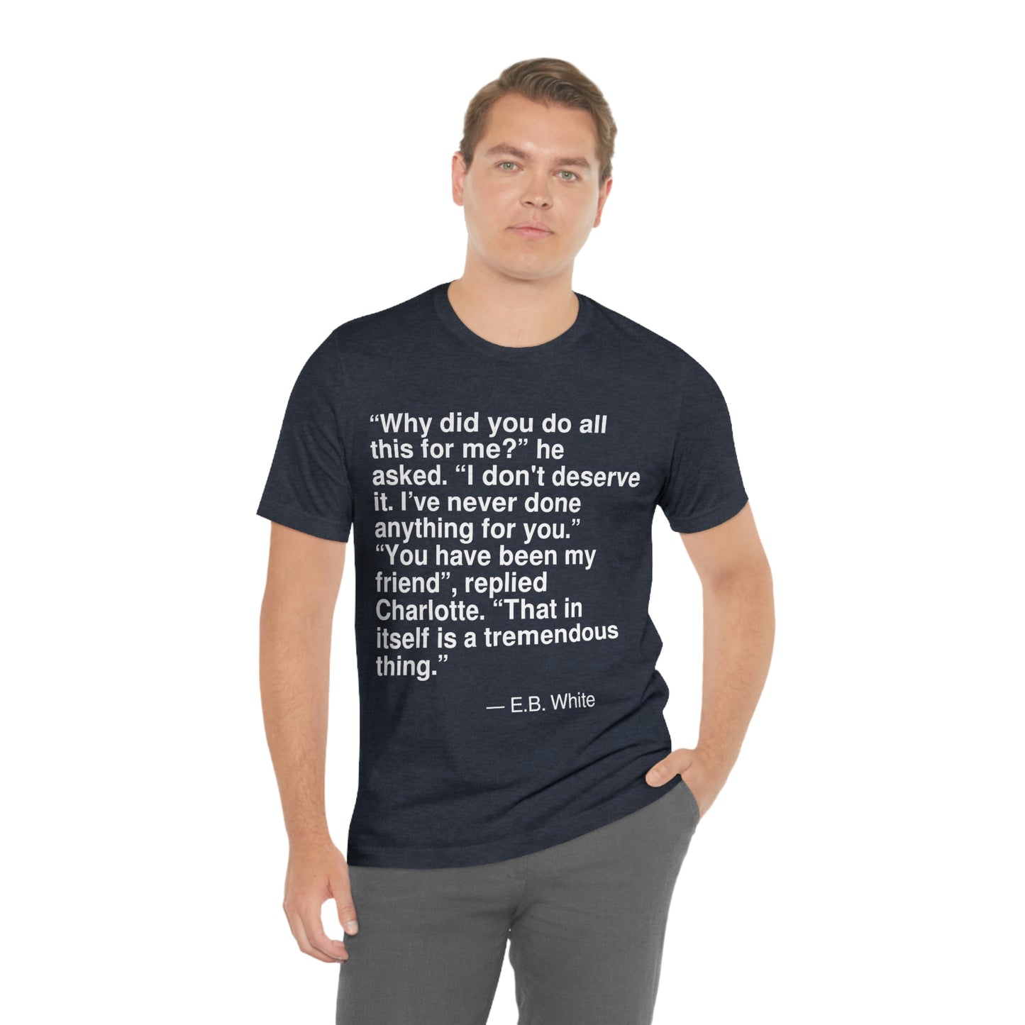 White Friend Aa adult t-shirt