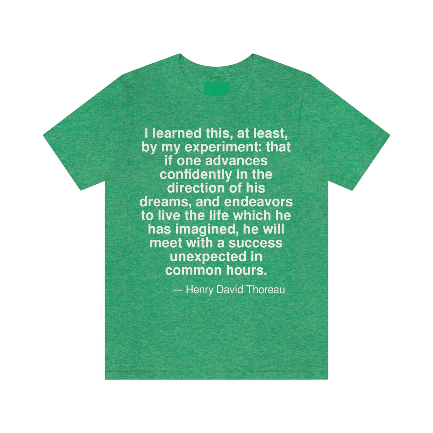 Thoreau Learned Aa adult t-shirt